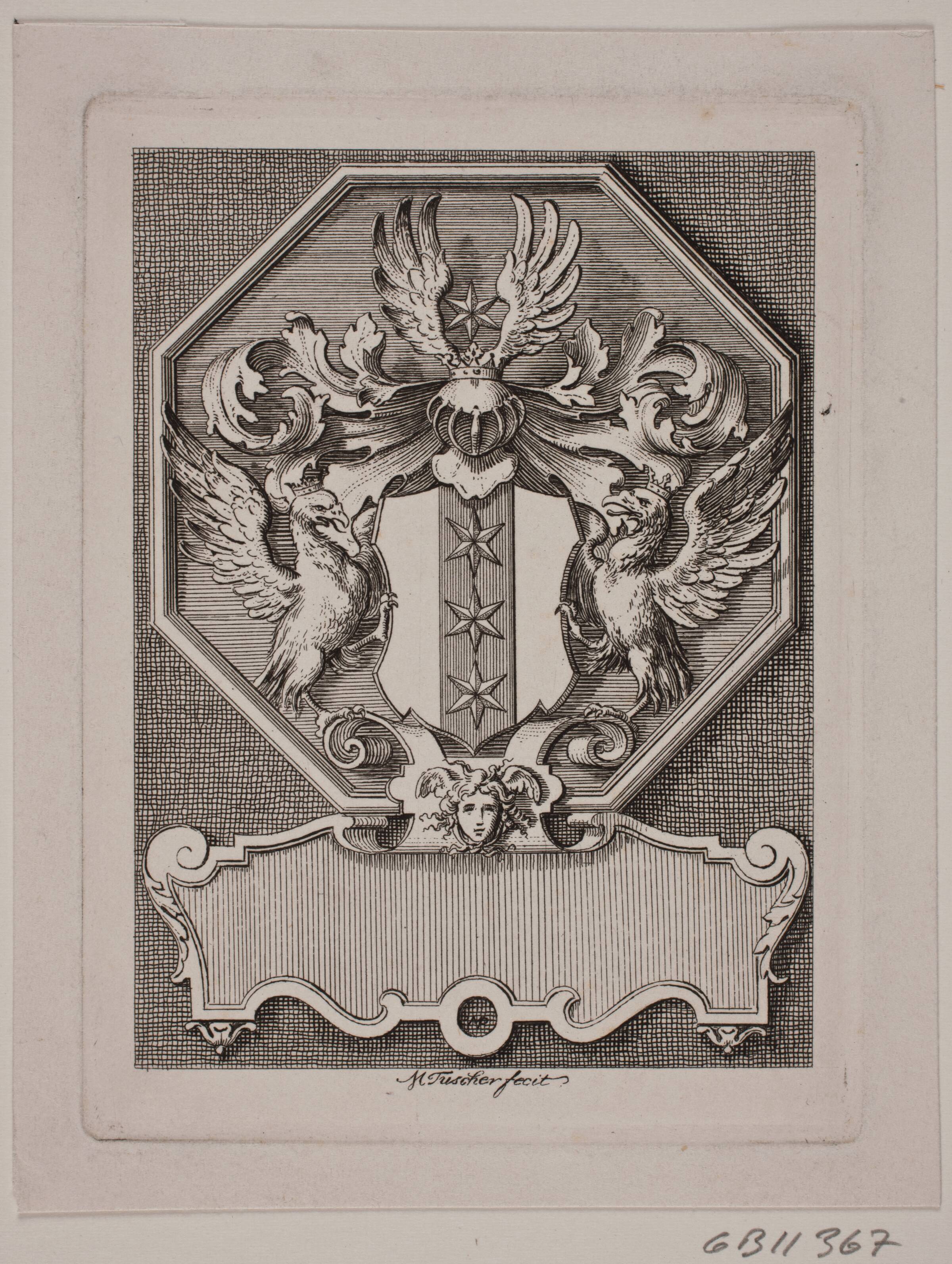 Hjelmstjernes ekslibris, Magnus Petersen, 1725-1749