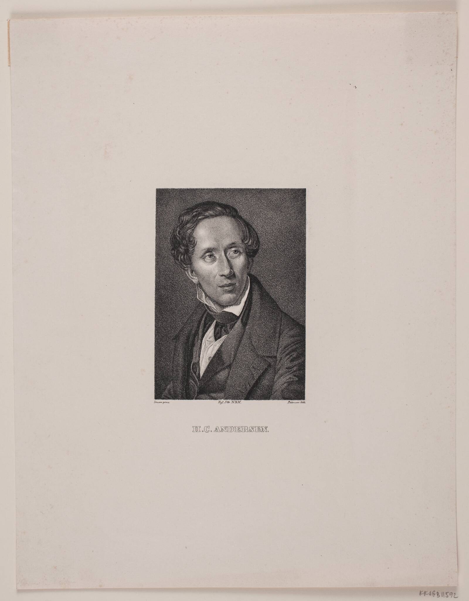 H. C. Andersen, Andreas Martin Petersen, 1813-1875