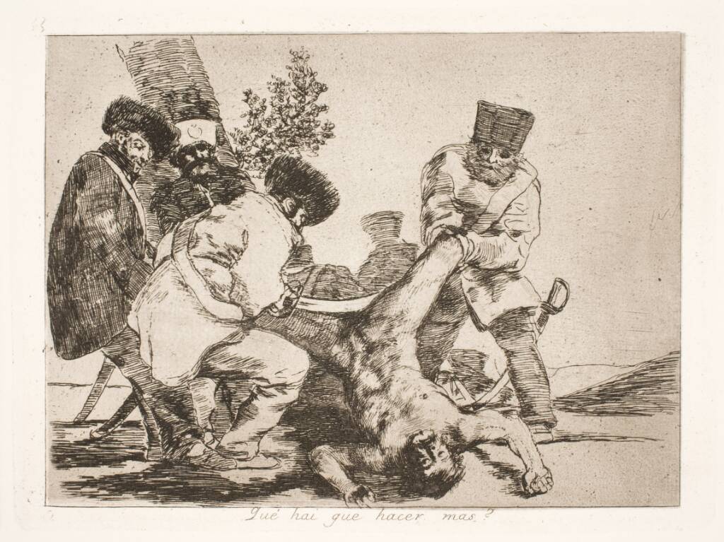 Kan man gøre mere? (33), Francisco de Goya, 1810-1820