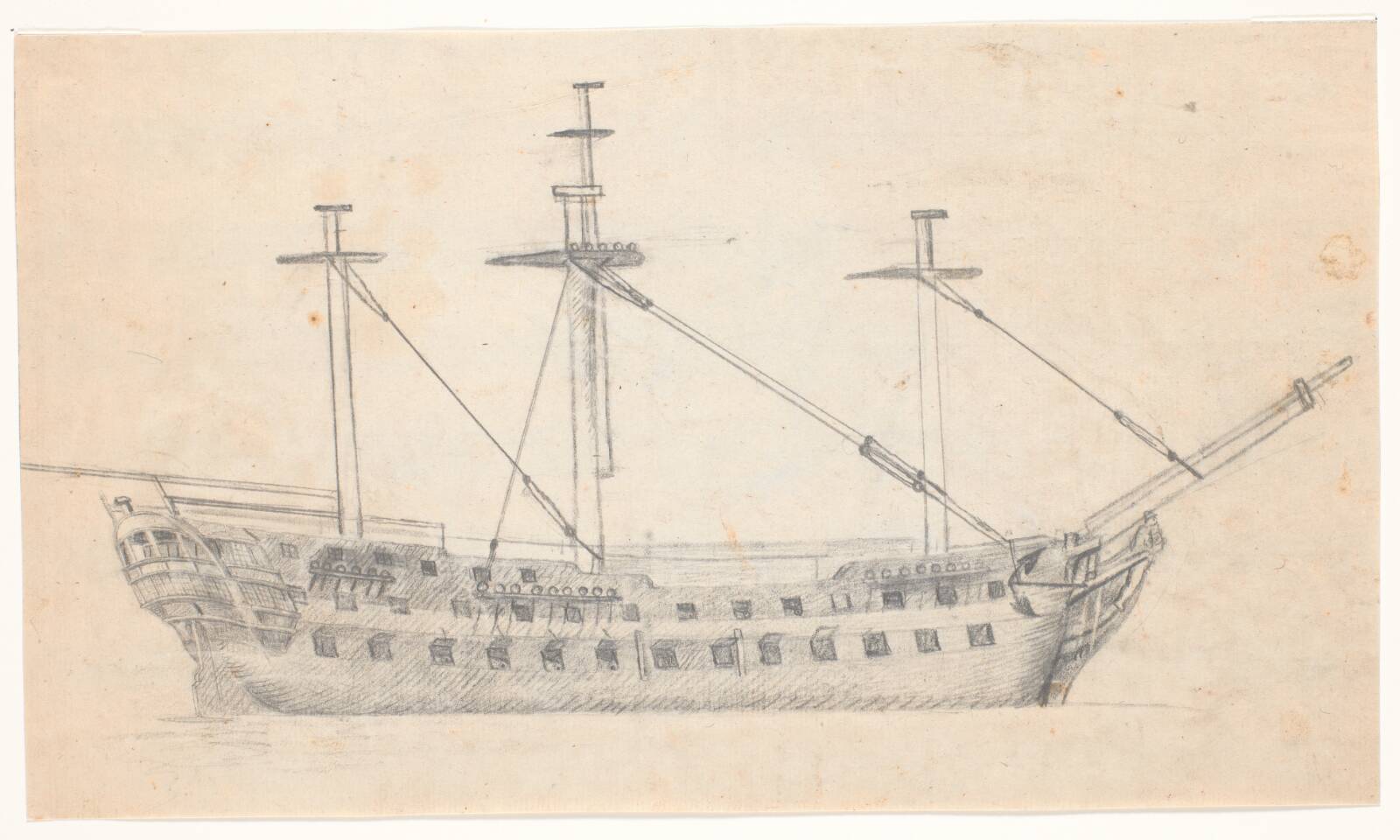 Slagskib. To-dækker, C.A. Lorentzen, 1746-1828