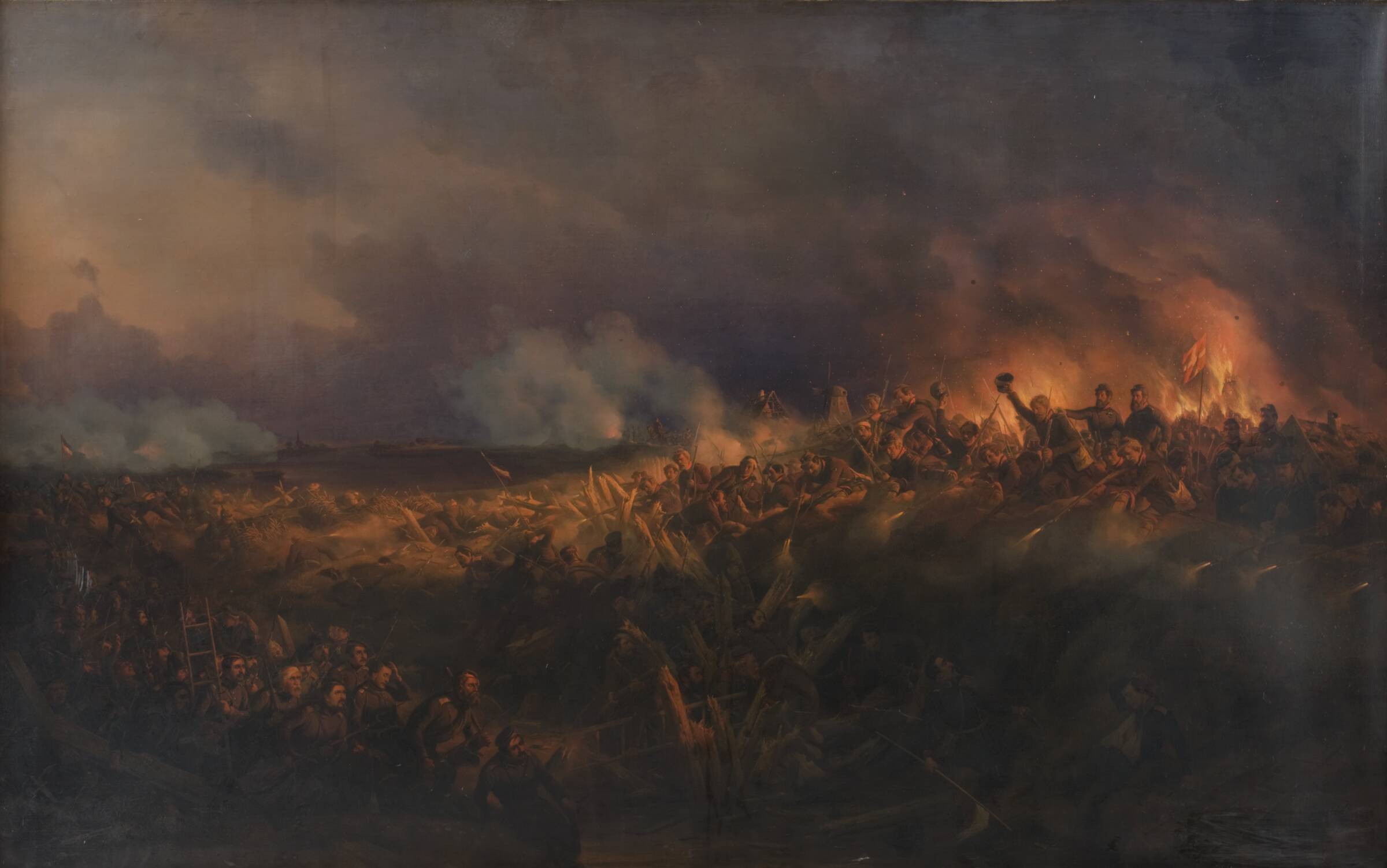 Stormen på Frederiksstad den 4. oktober 1850, Niels Simonsen, 1822-1866