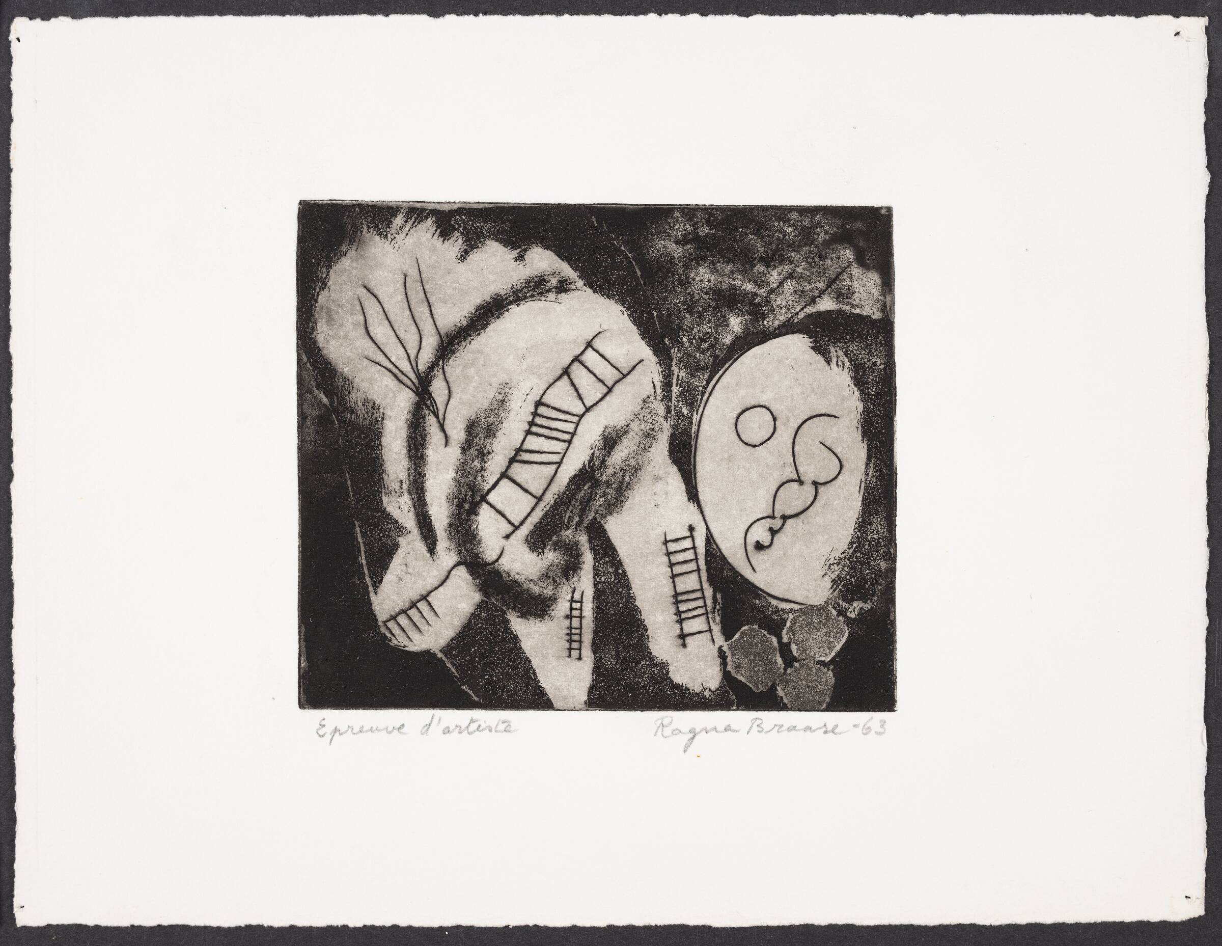 Uden titel, Ragna Braase, 1963