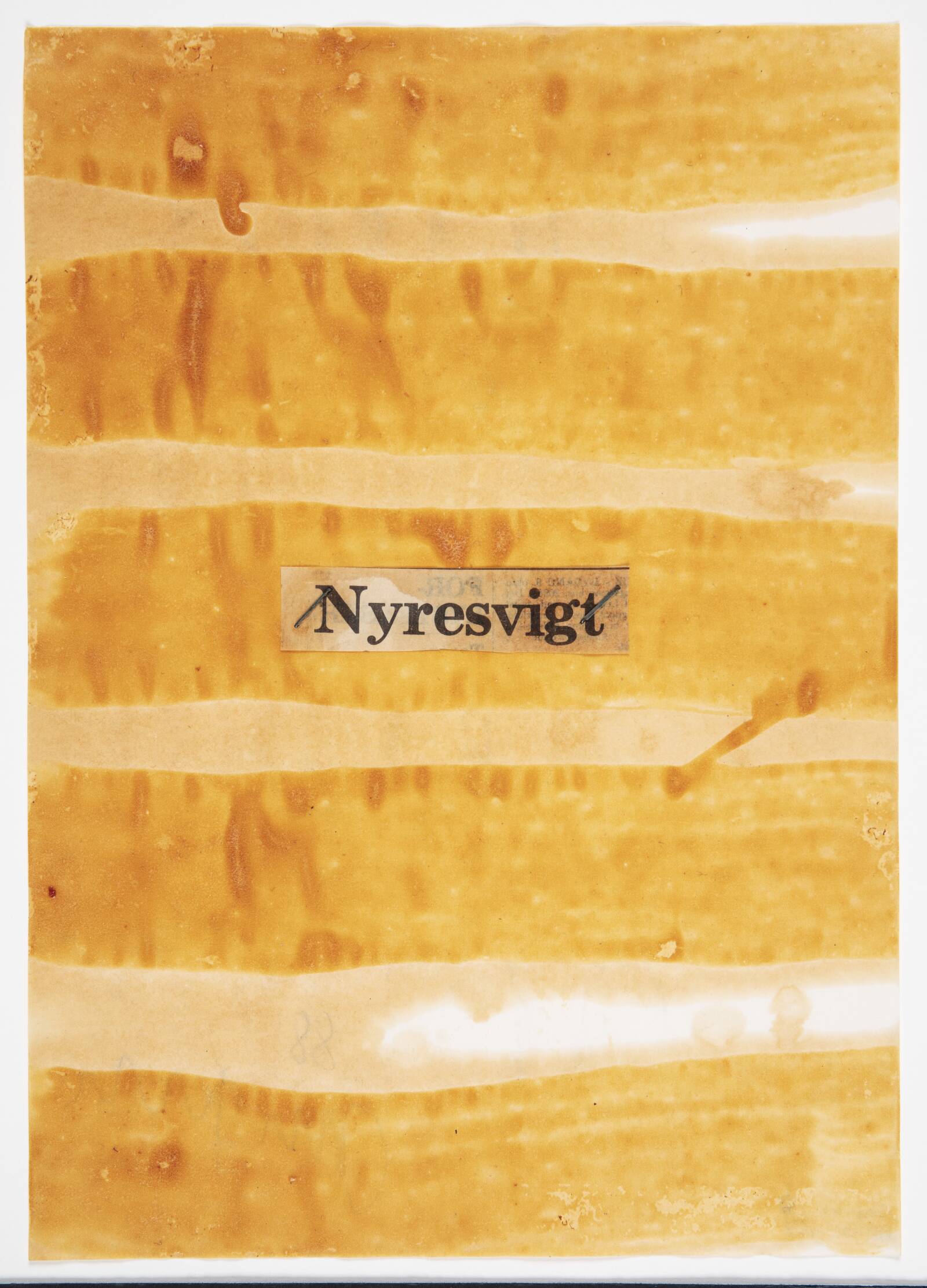 Uden titel, Peter Bonde, 1988