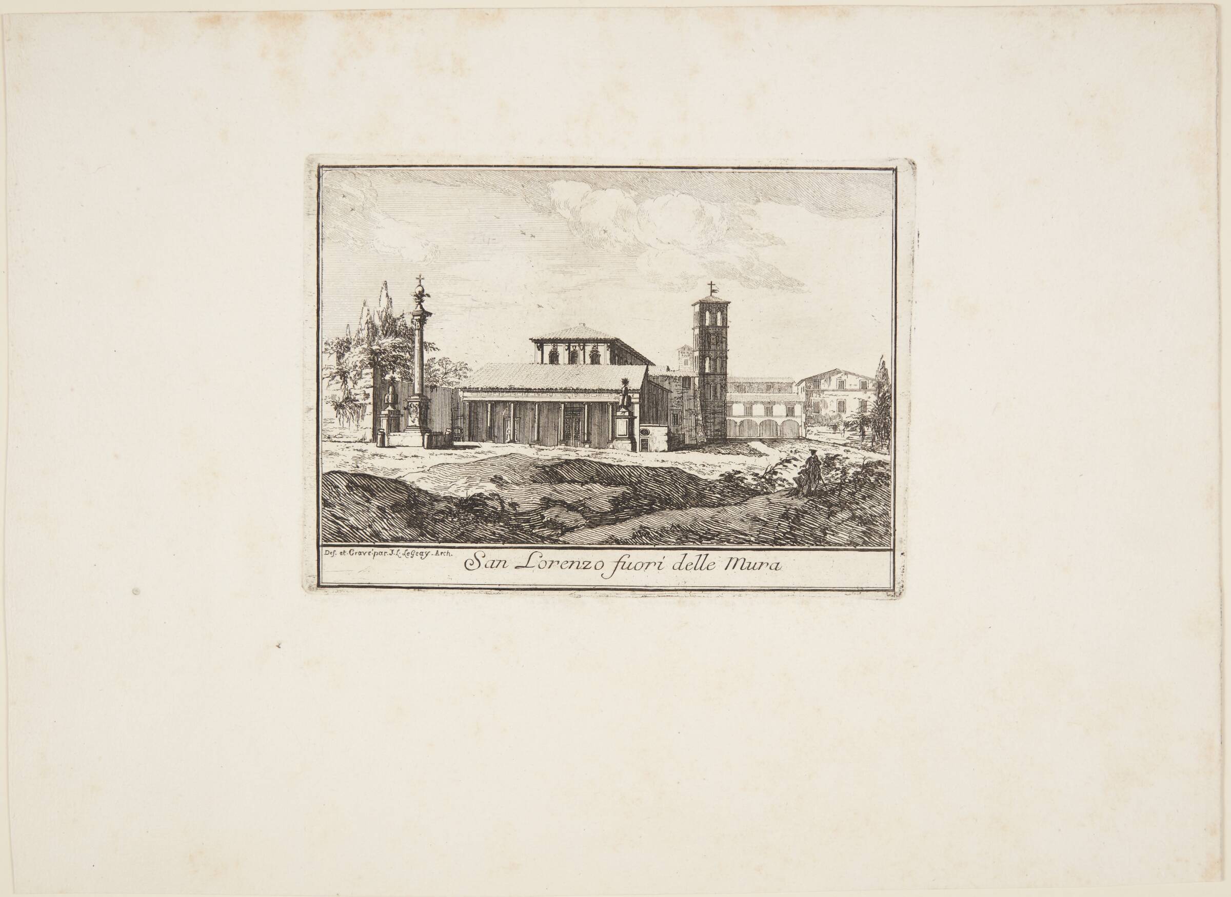 San Lorenzo-kirken udenfor murene, Жан Лоран Леже, 1740-1748