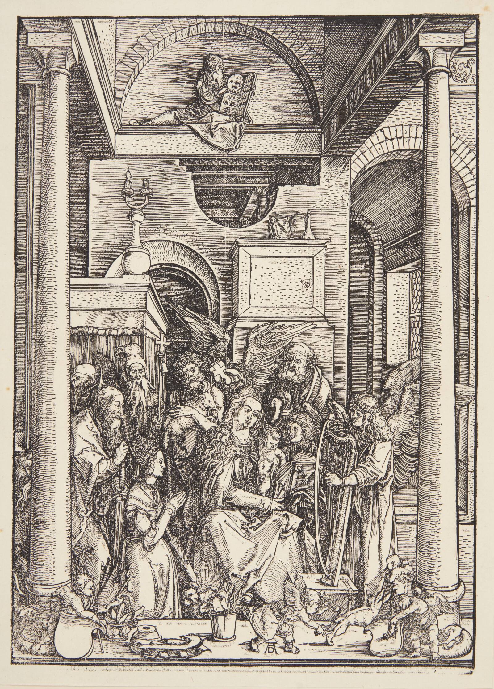 Jomfru Marias forherligelse, Albrecht Dürer, 1500-1503