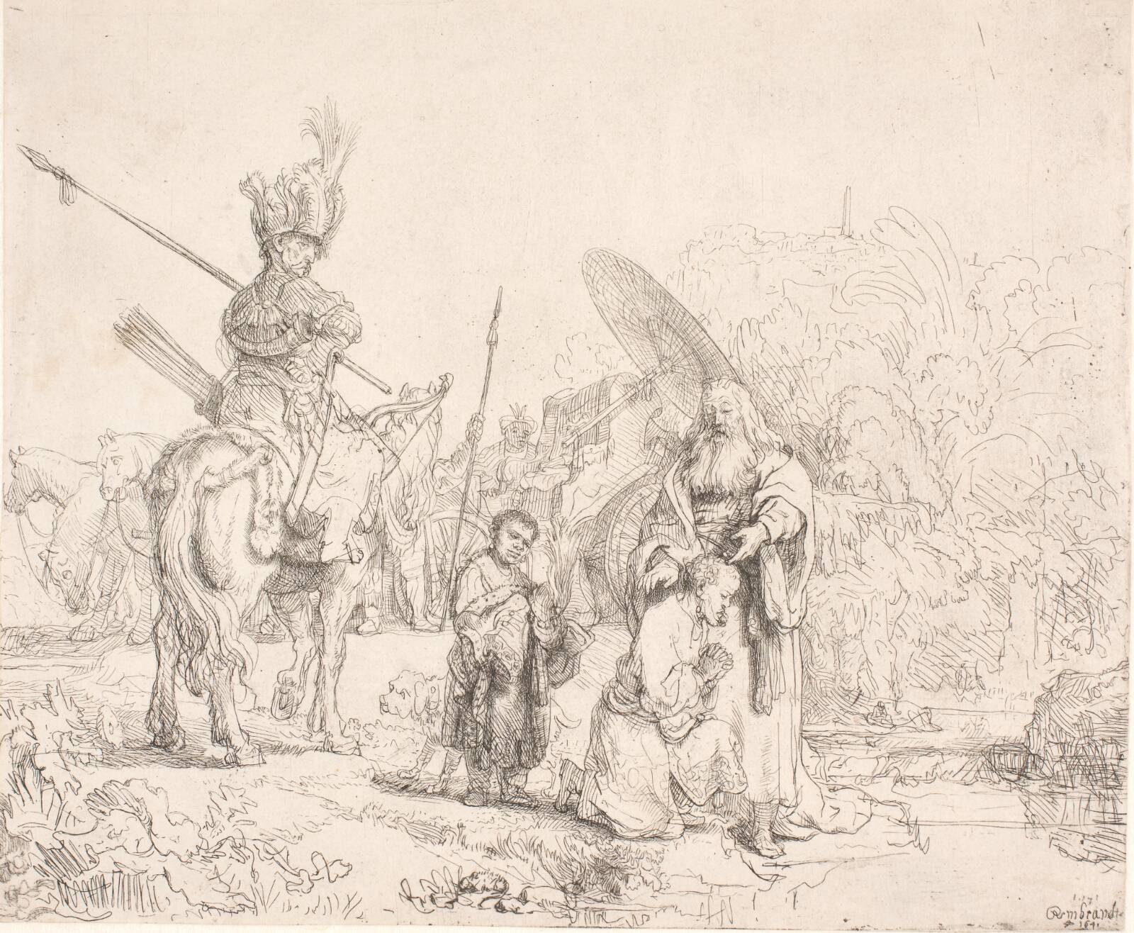 Eunukkens dåb, Rembrandt van Rijn, 1641