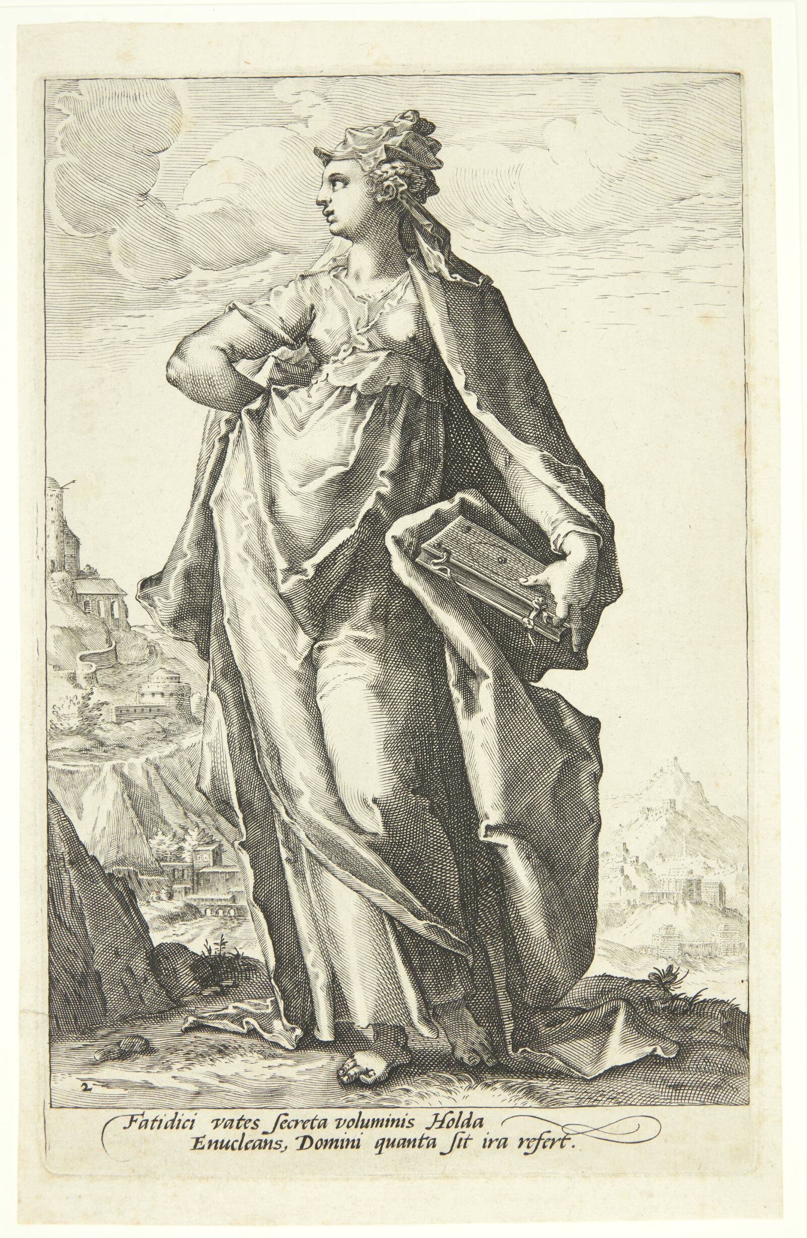Hulda, Jacob Matham, 1588