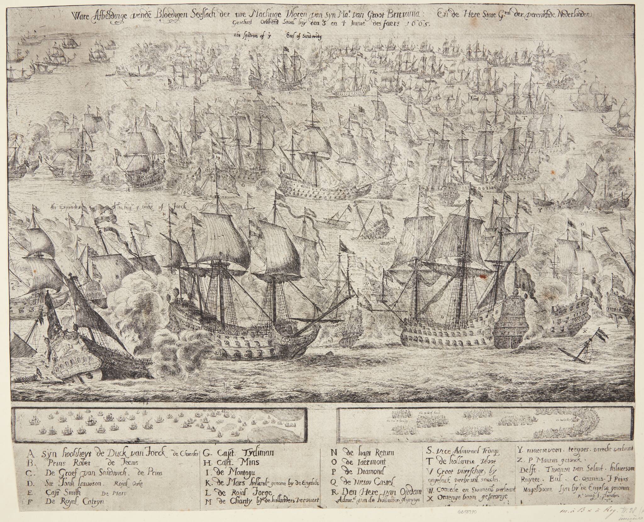 Søslag mellem den engelske og nederlandske flåde, juni 1665
