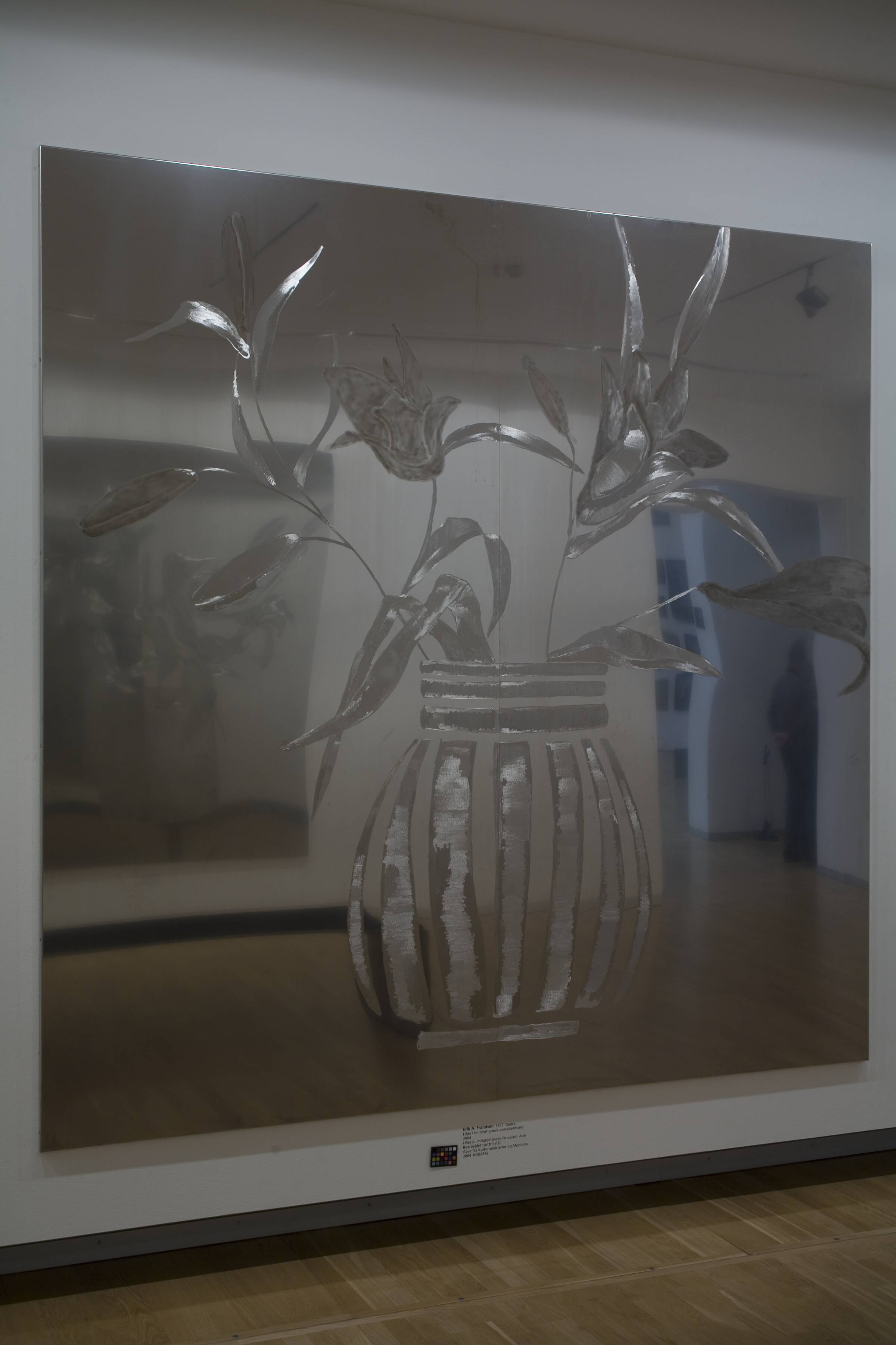 Liljer i imiteret græsk porcelænsvase, Erik A. Frandsen, 2004