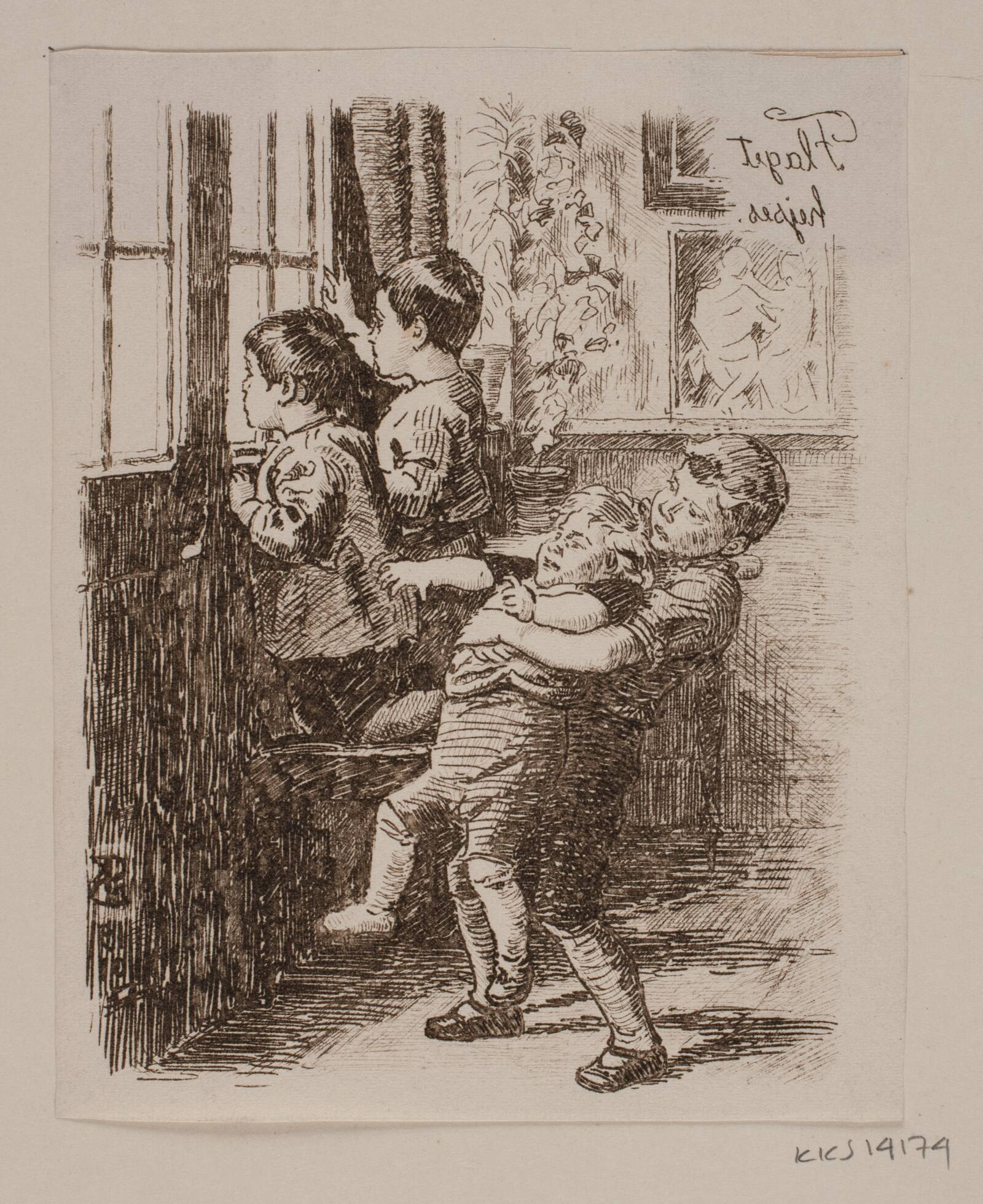 Flaget hejses, Niels Skovgaard, 1901