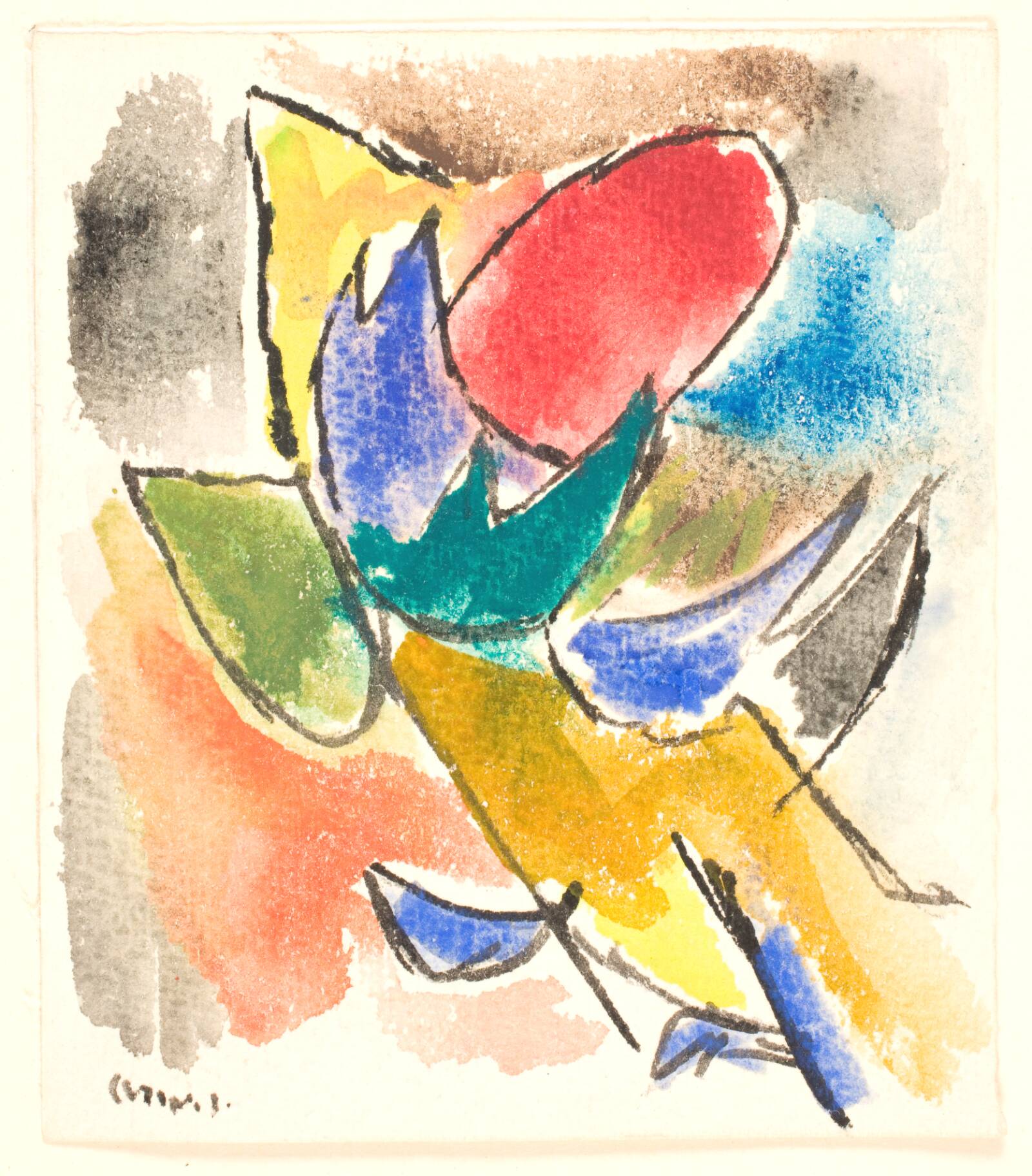 Komposition, Asger Jorn, 1944