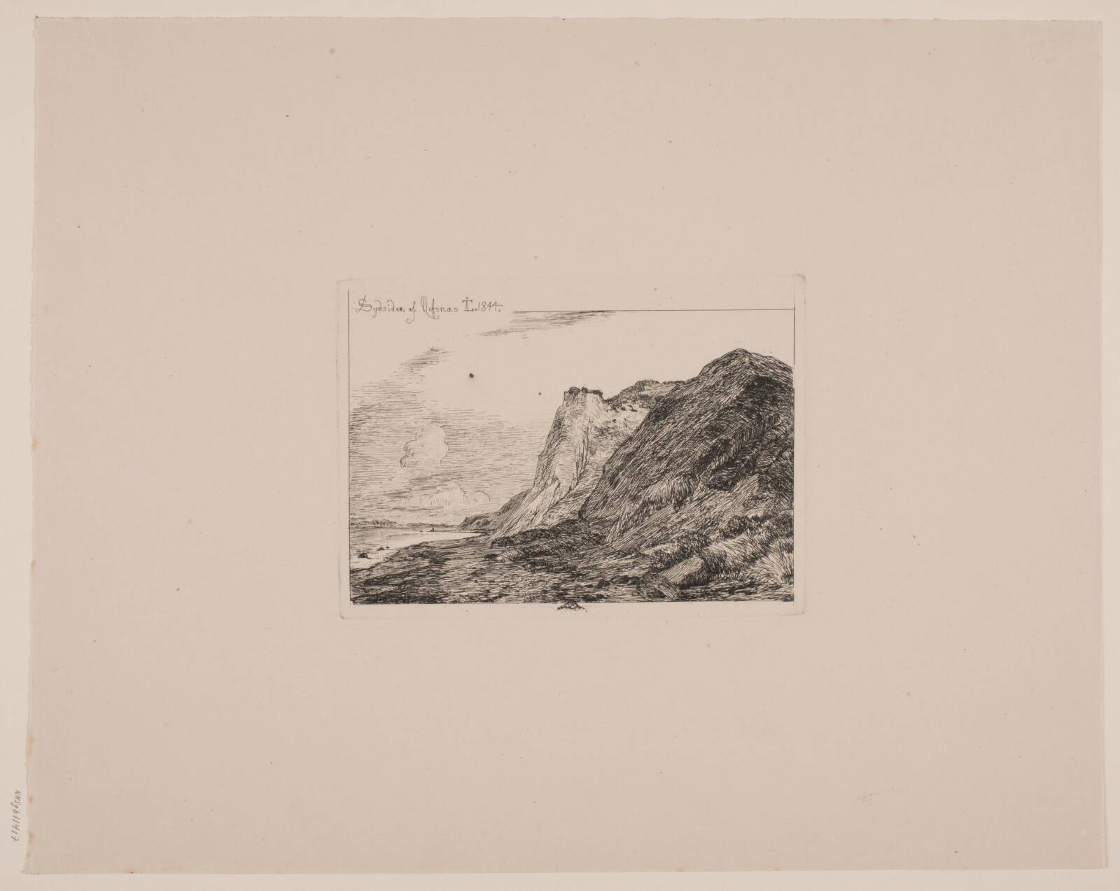 Sydsiden af Refnæs, Johan Thomas Lundbye, 1844