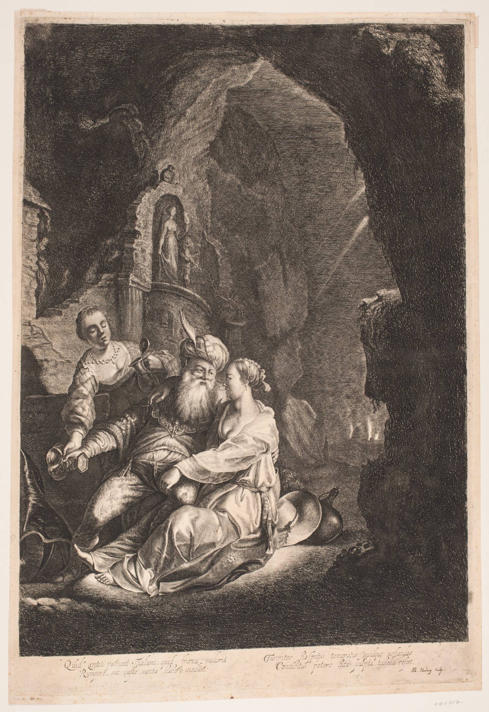 Loth og hans døtre, Ubekendt, 1652