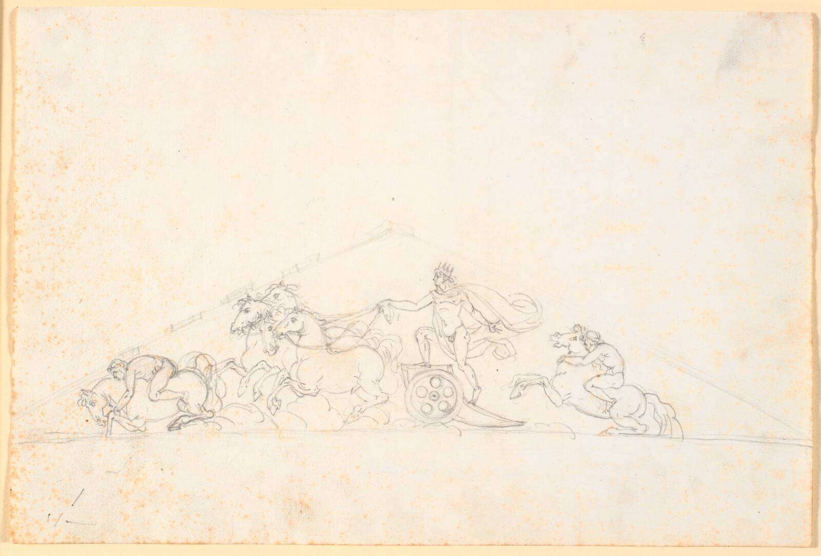 Apollo på solkærren, Nicolai Abildgaard, 1743-1809