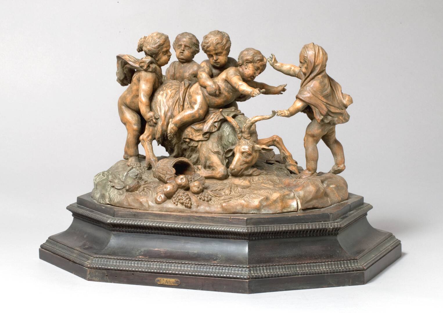 Revelling Children with a Goat, by Joachim Henne, 1663-1707