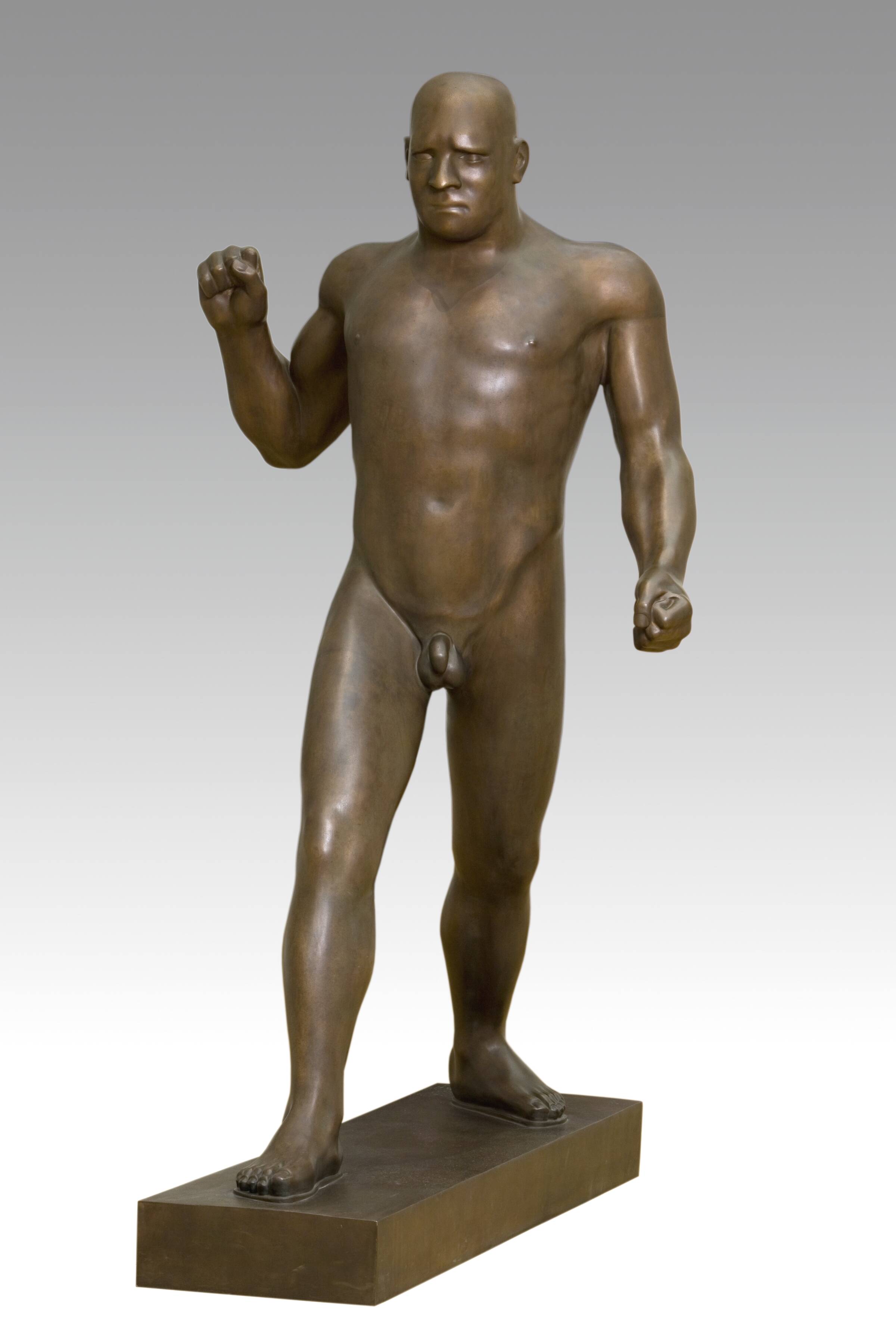 Nævefægter. Stående nøgen mand, Jean Gauguin, 1922