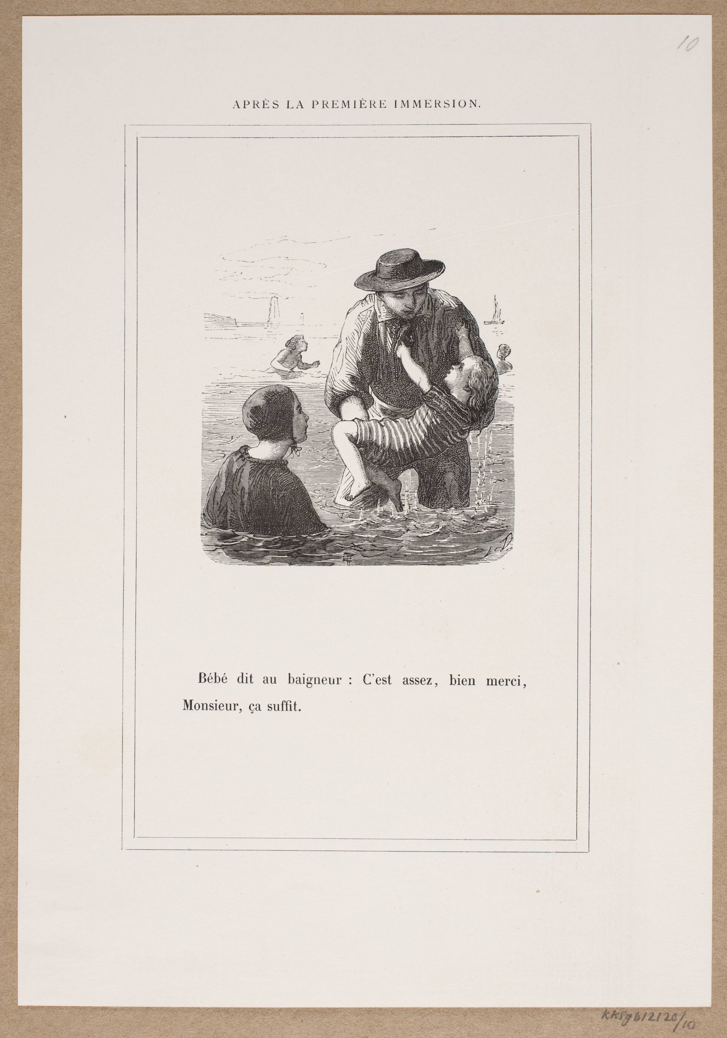 Après la première immersion, Louis Paul Pierre Dumont, 1863
