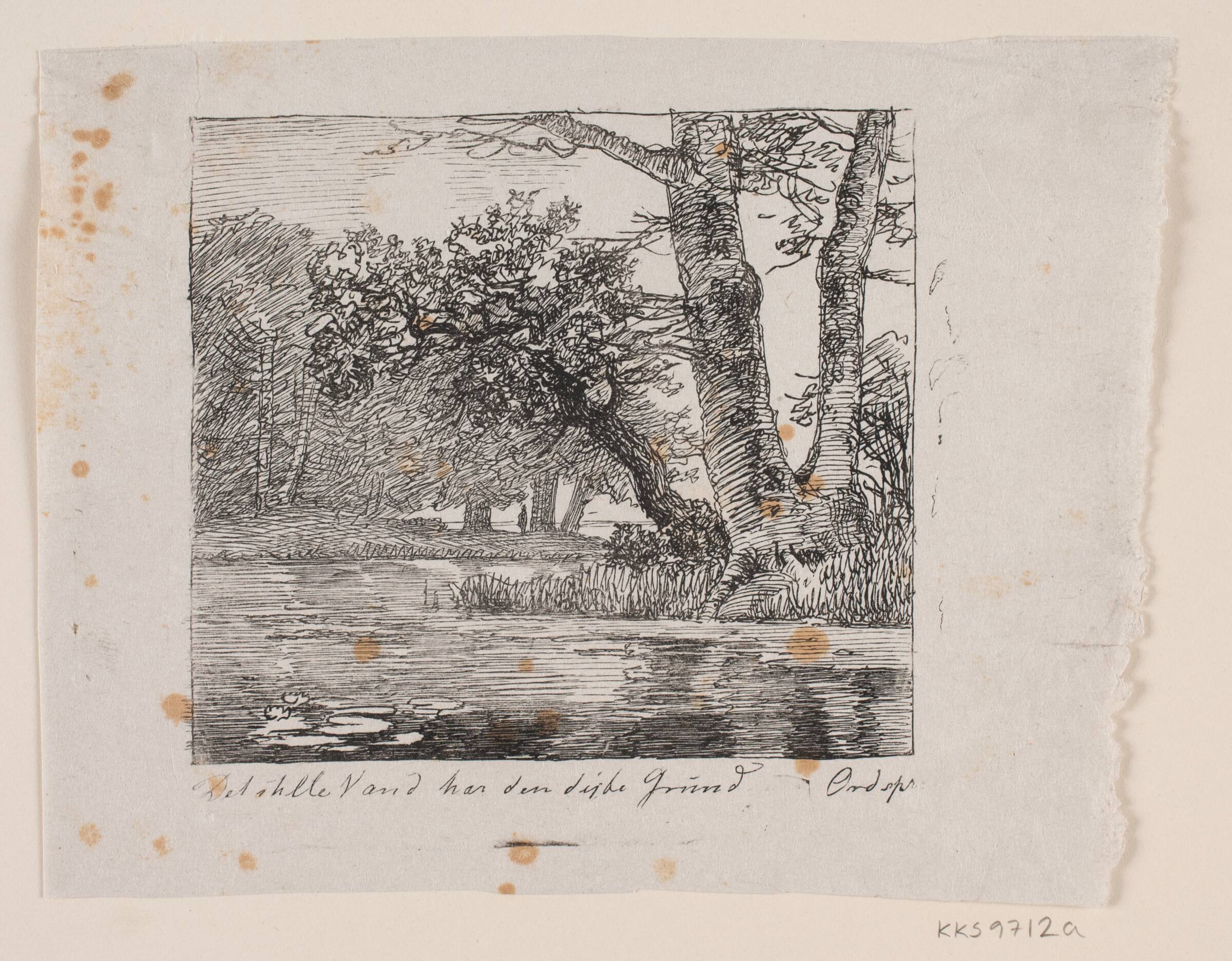 Illustration fra J.Th. Lundbyes billedrulle til H.E. Freunds børn, Waldemar Bøhme, 1848-1926