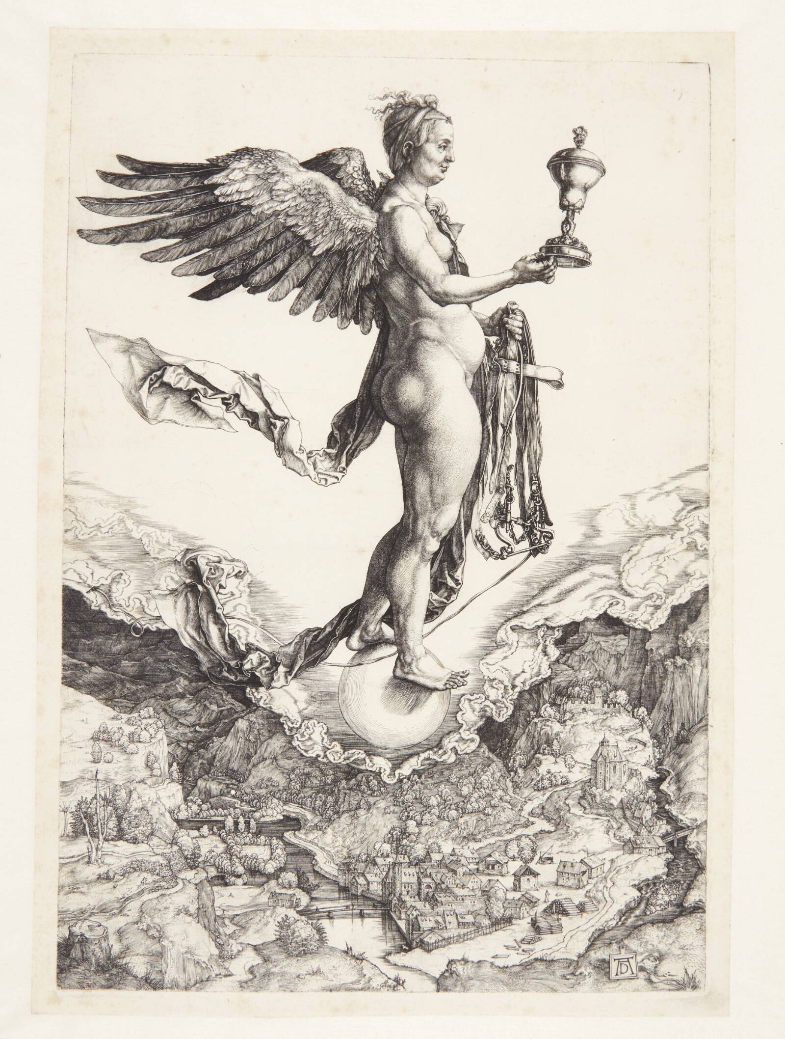 Nemesis, Albrecht Dürer, 1499-1502