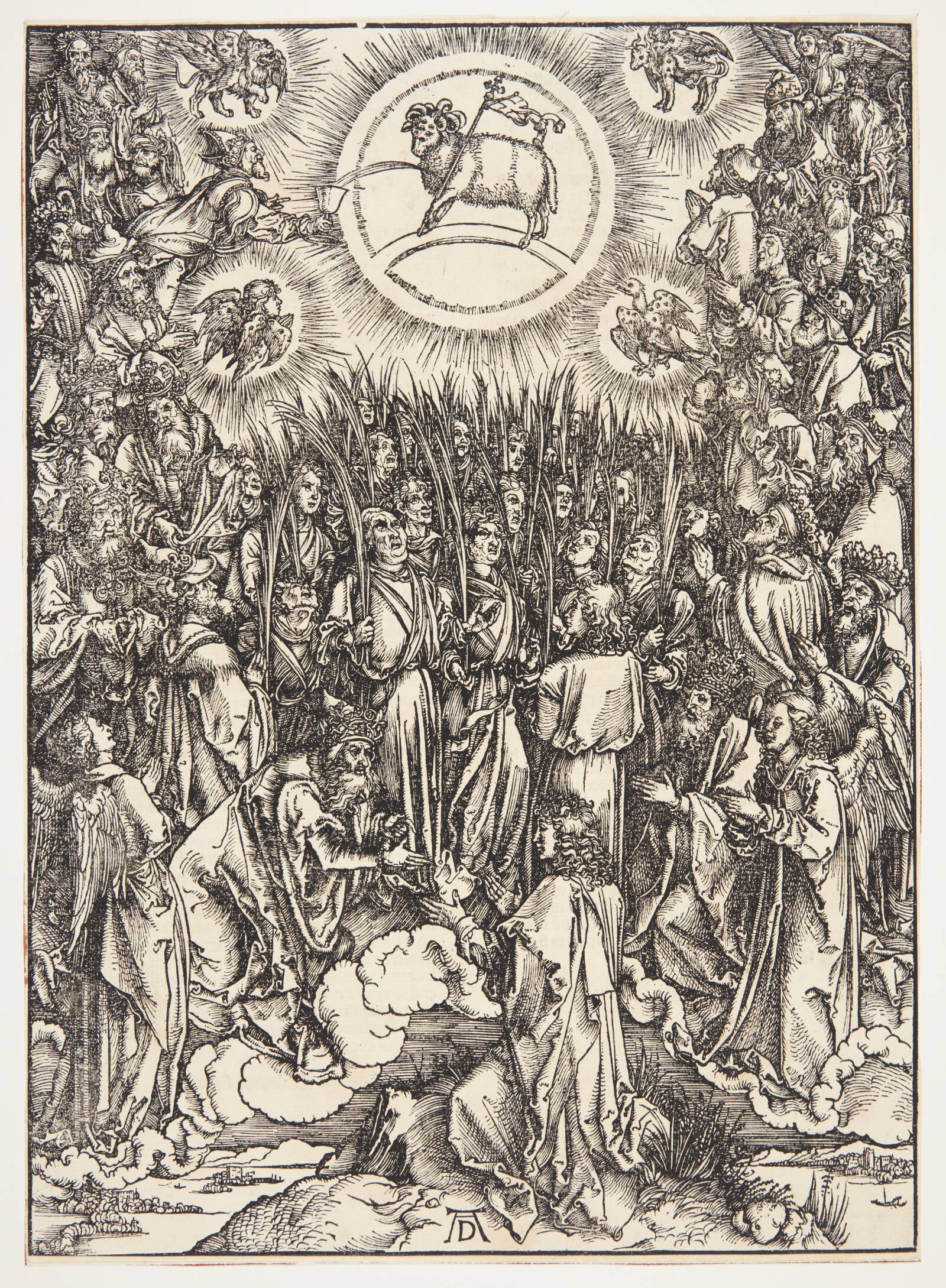 Tilbedelsen af lammet, Albrecht Dürer, 1494-1497