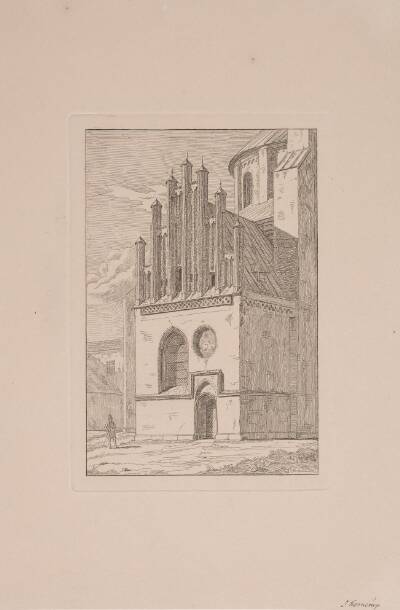 Oluf Mortensen våbenhus ved Roskilde Domkirke