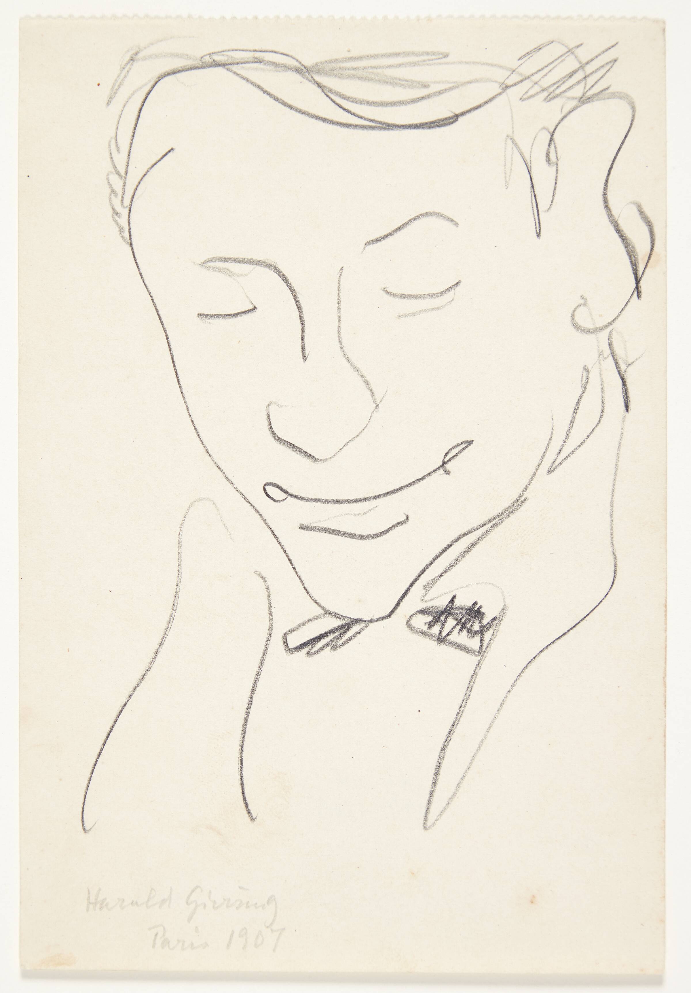 Portræt af maleren Sigurd Swane, Харальд Гирсинг, 1907
