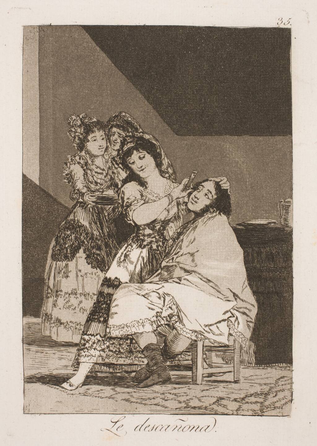 Hun flår ham, Francisco de Goya, 1797-1798