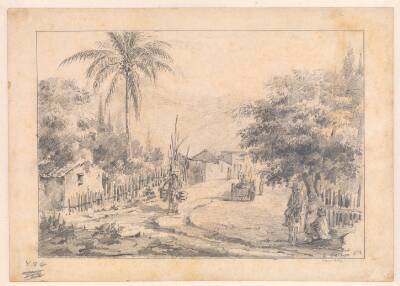 En landsbygade, Venezuela (Caracas 1853)