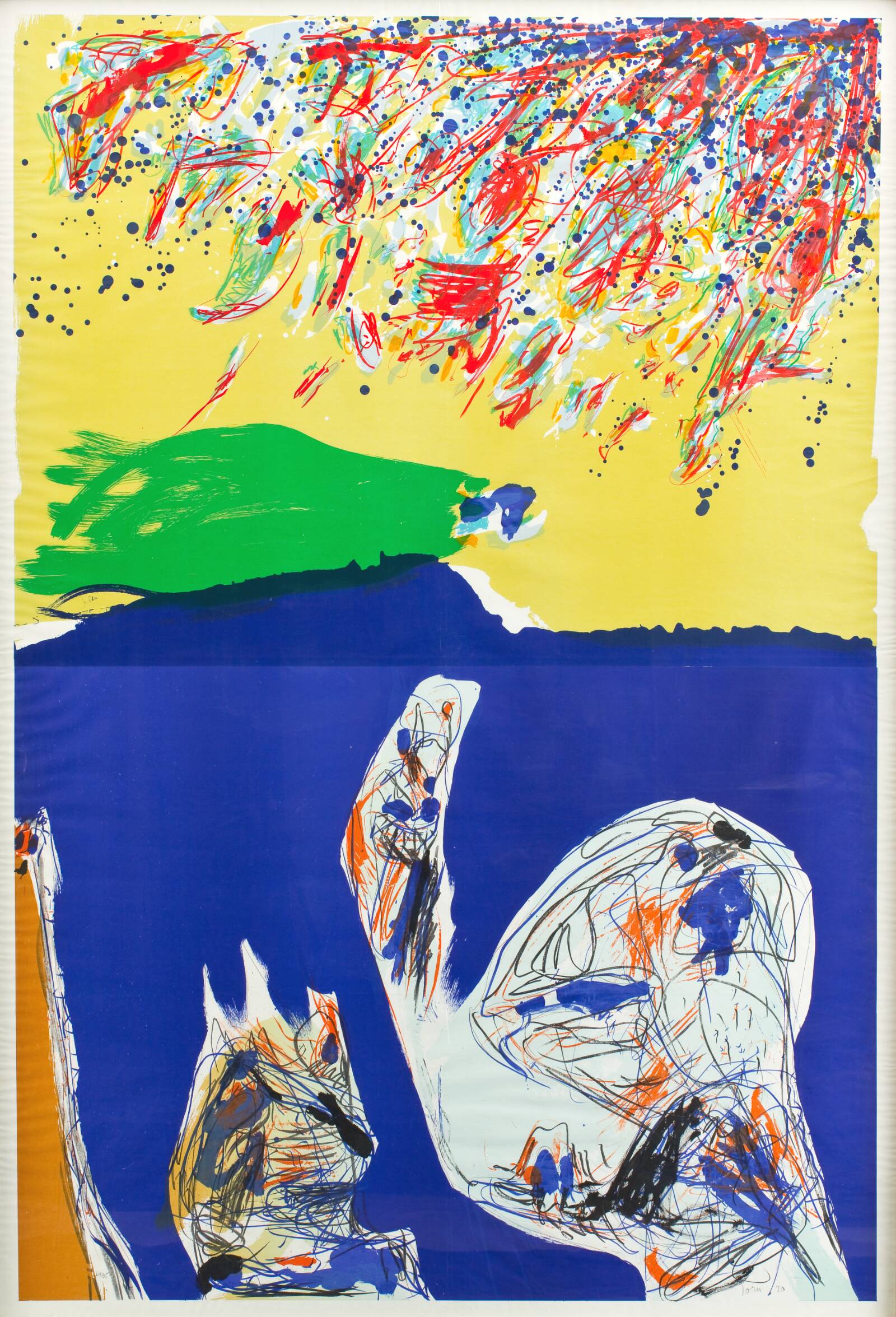 De to elementer, Asger Jorn, 1970