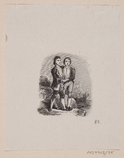 Illustration til "Klokken" i H.C. Andersen, "Eventyr og Historier", Bind 2