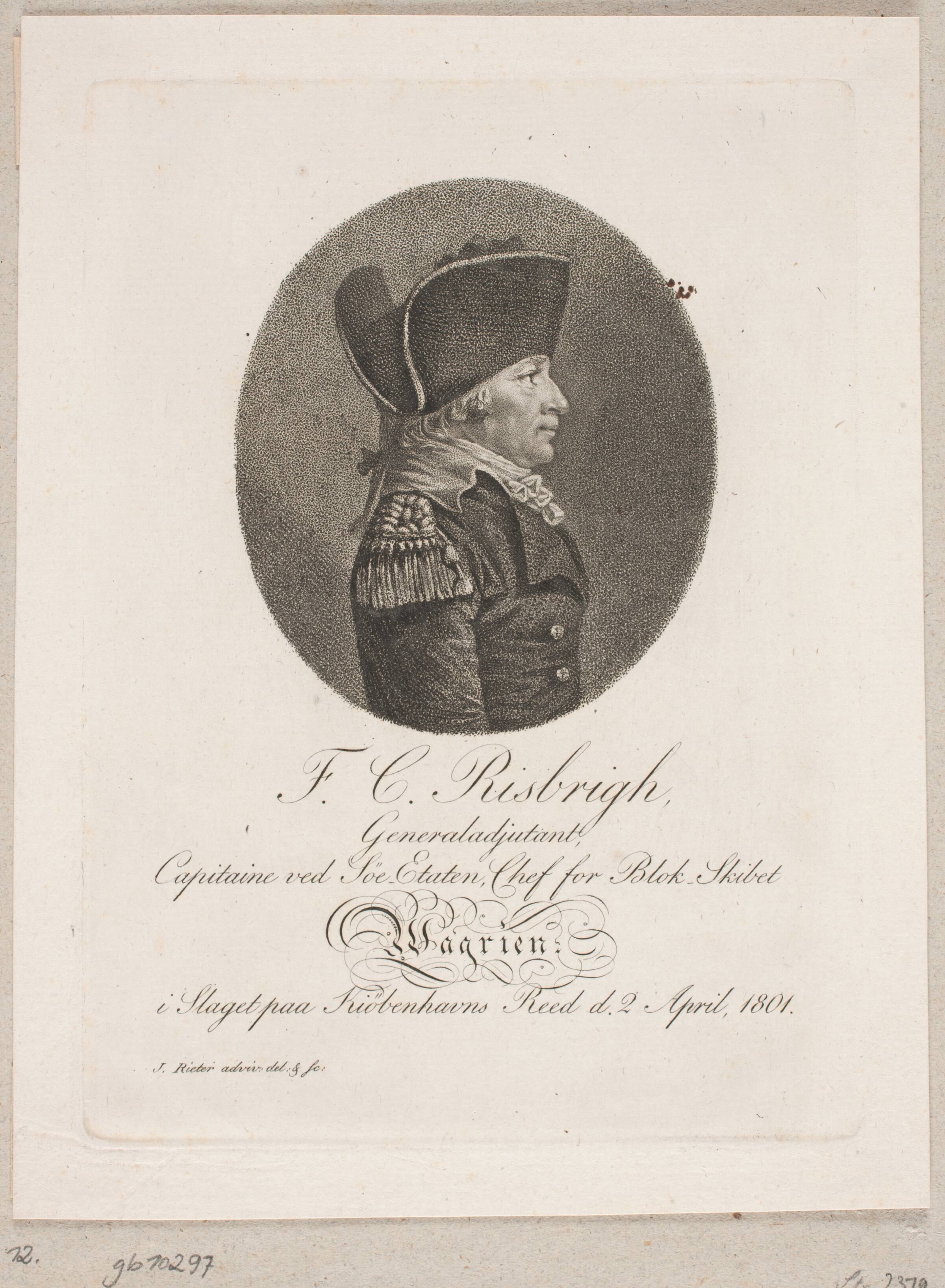 F. C. Risbrigh, Jacob Rieter, 1758-1823