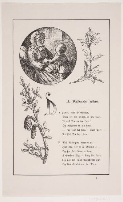 Illustration til Johan Krohn, "Peters jul"