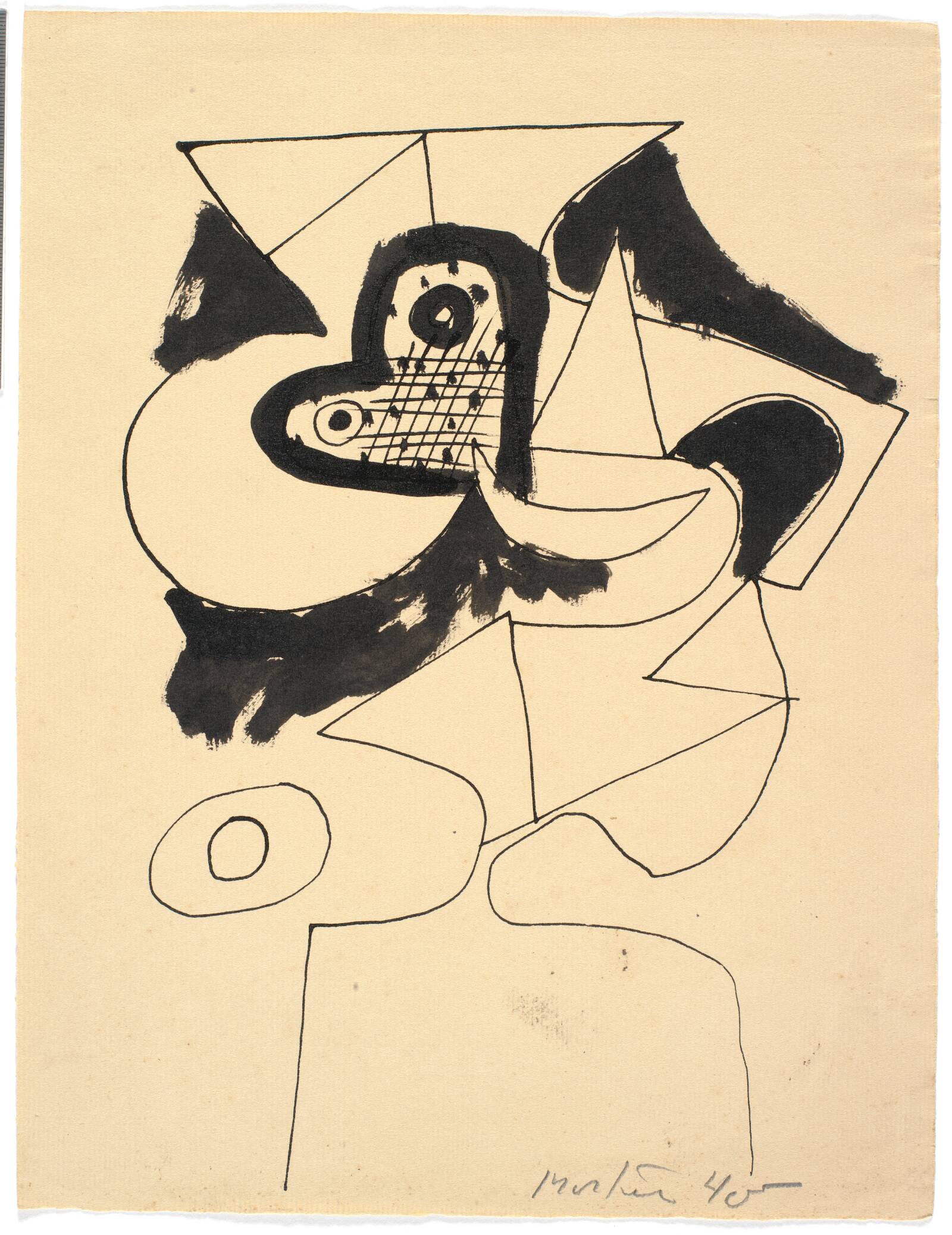 Kvindelig figuration, Richard Mortensen, 1939-1941