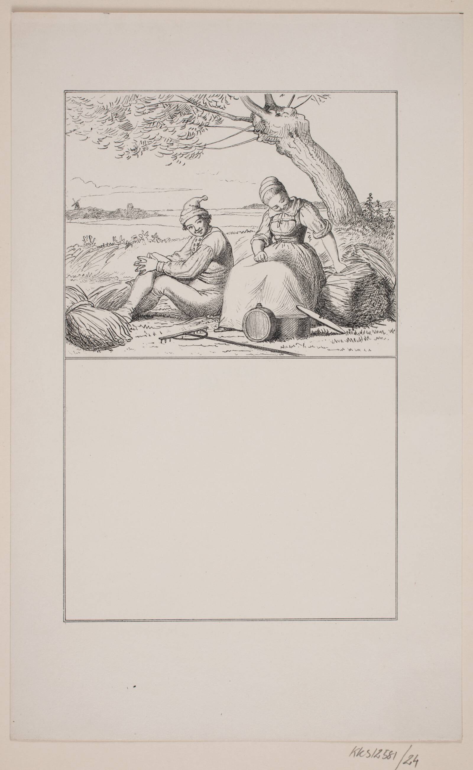 Aften, Adolph Kittendorff, 1862