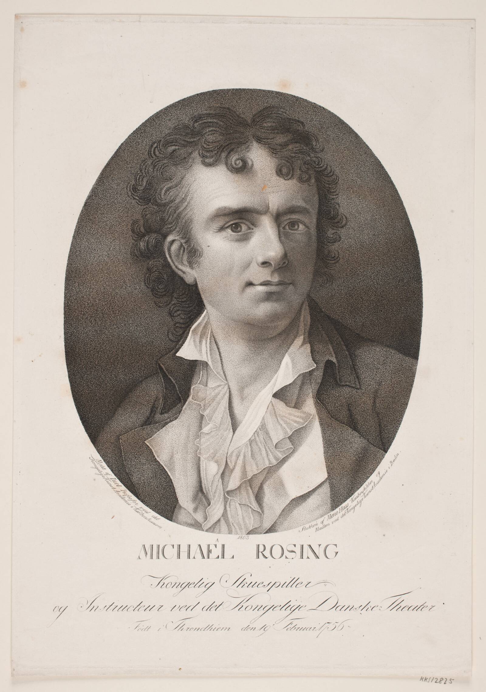 Michael Rosing, Meno Haas, 1803