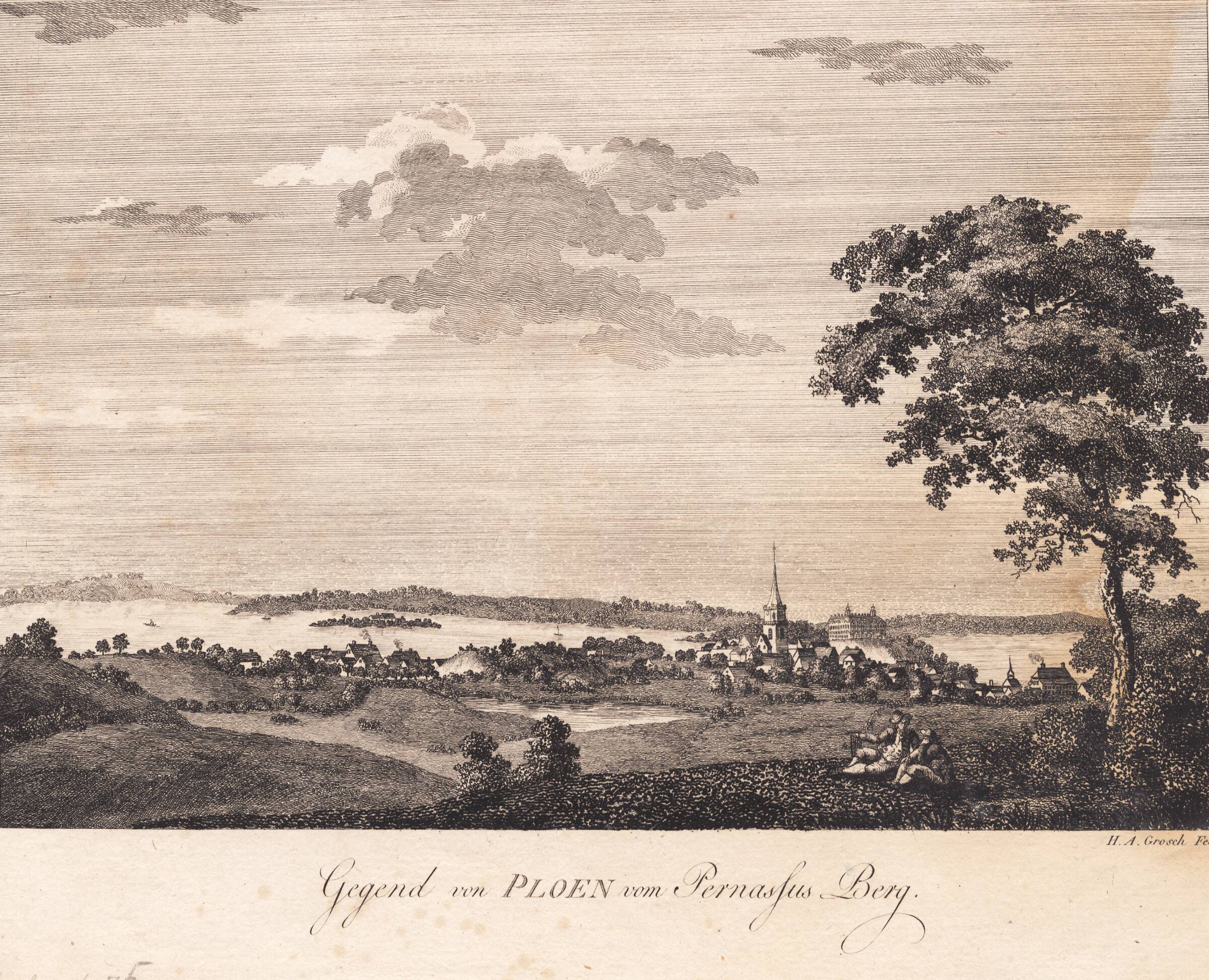 Gegend von Plöen, Heinrich Grosch, 1790