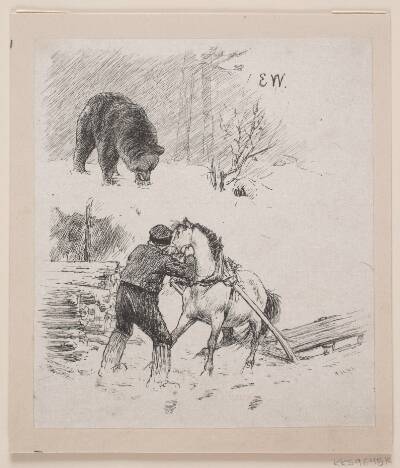 Illustration til "Velgjort og ilede lønnet"
