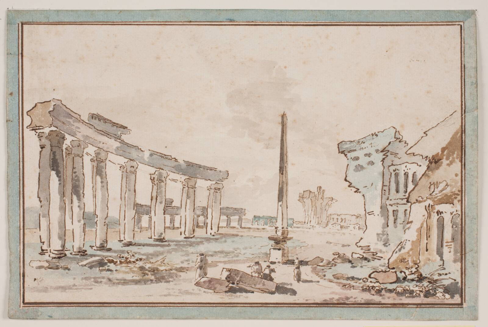 "Romersk" prospekt, Jens Petersen Lund, 1730-1793