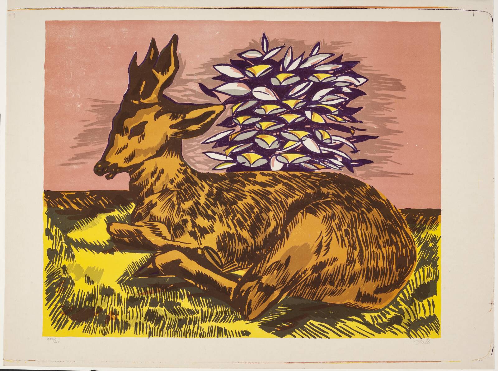 Liggende Raabuk, Axel Salto, 1947
