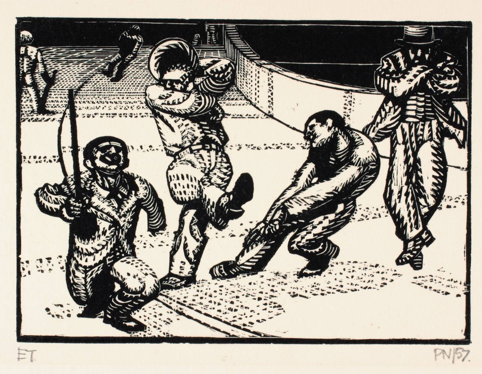 Narredans, Palle Nielsen, 1957