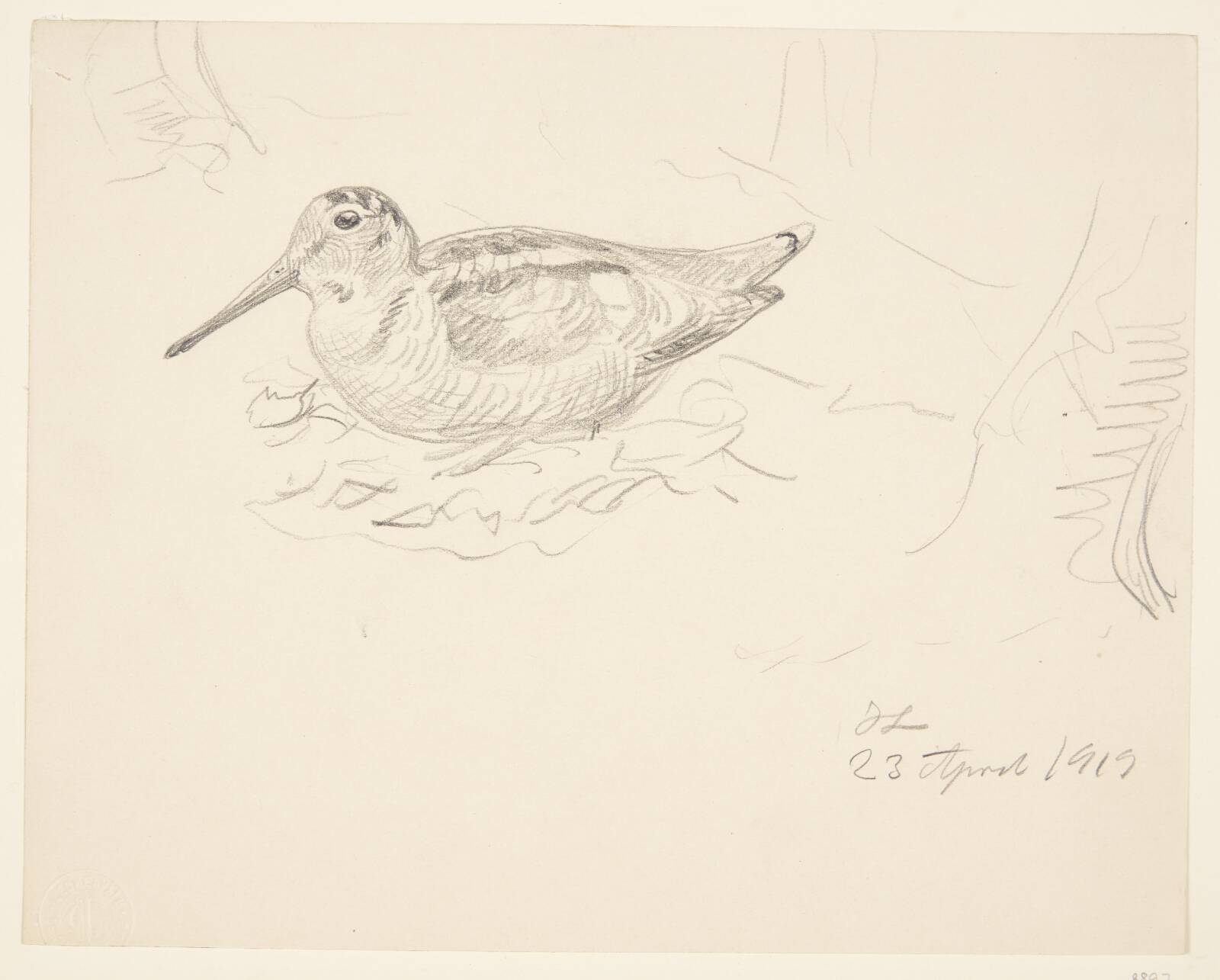 Snepper, Johannes Larsen, 1919