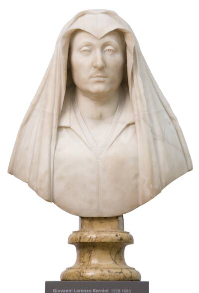 Buste af Camilla Barbadori (død 1609). Moder til Pave Urban VIII Barberini