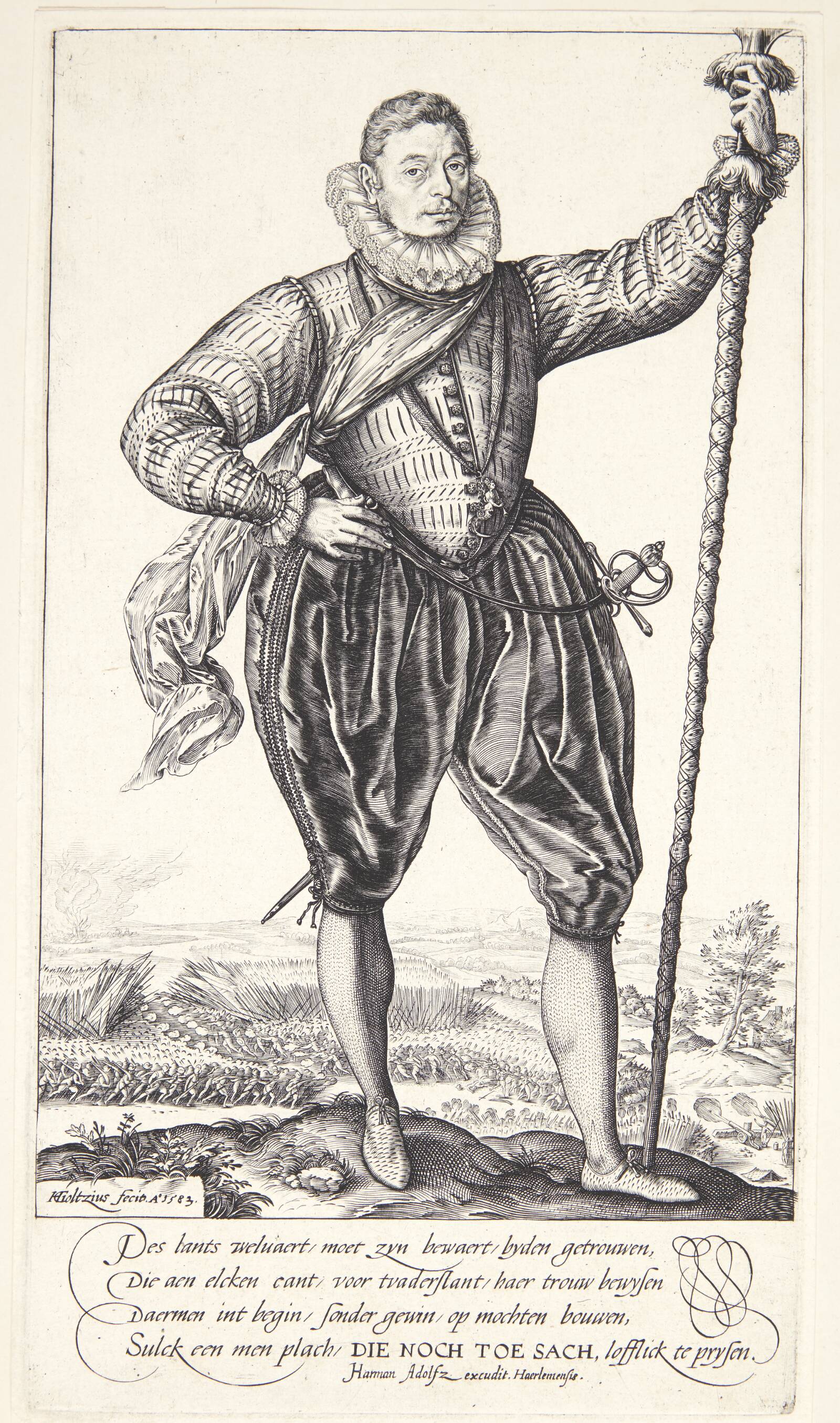 Gerrit de Jong, Hendrick Goltzius, 1583-1563
