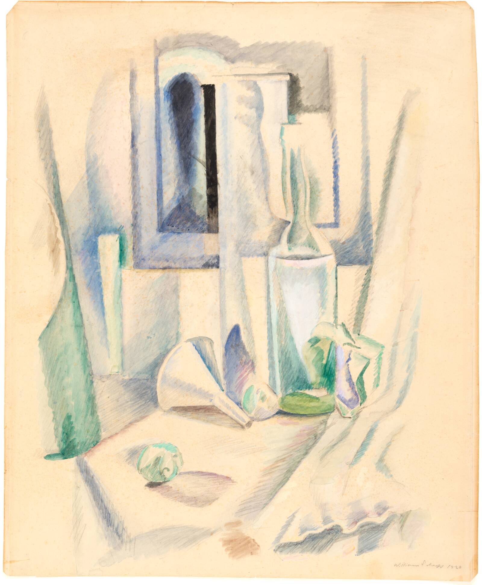 Opstilling, William Scharff, 1920