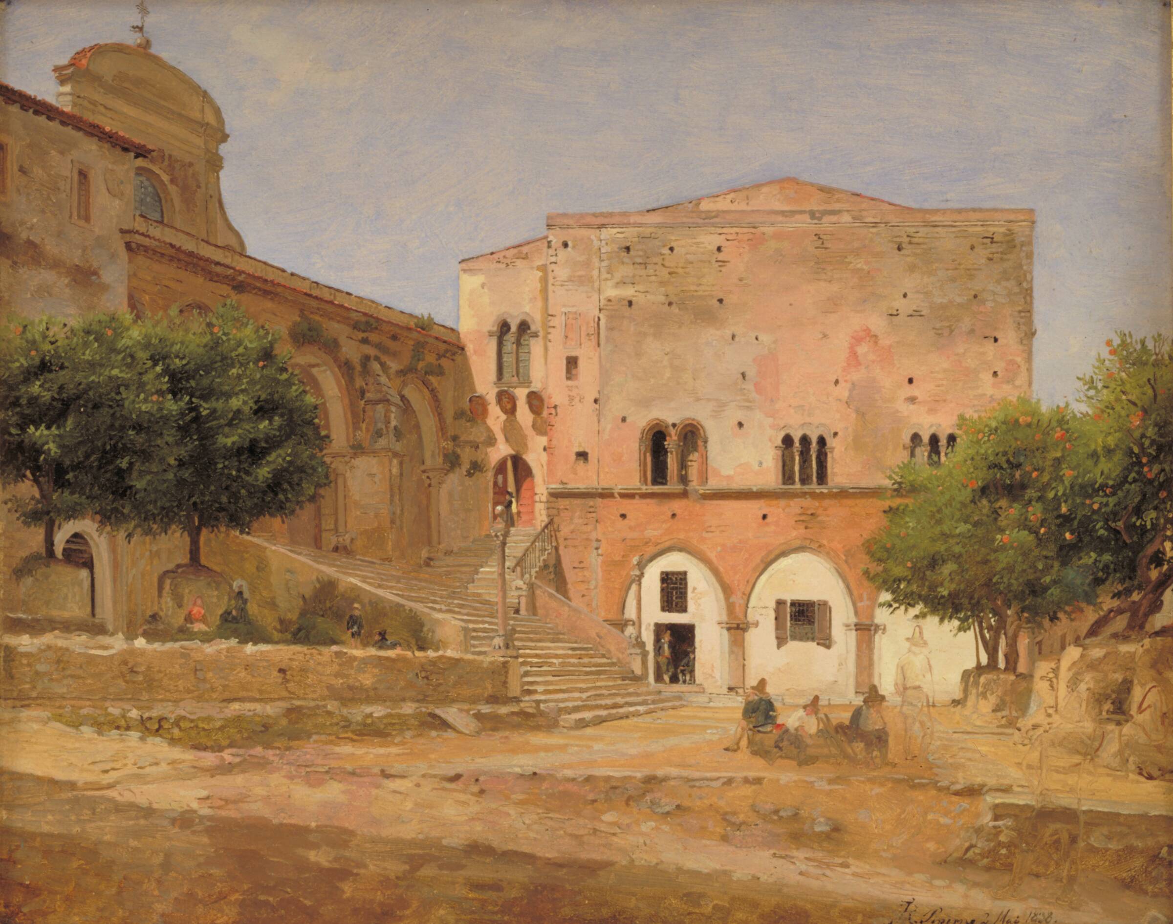 Torvet i Priverno, Jørgen Roed, 1838