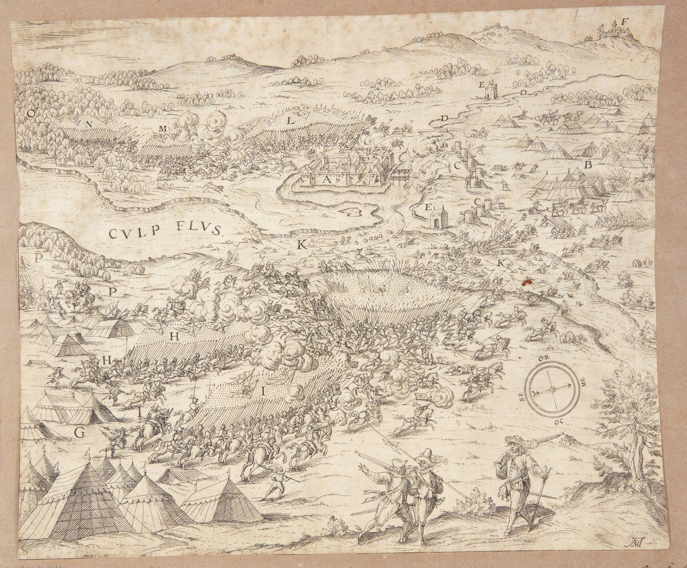 Tyrkernes belejring af Petrina, Alexander Mair, 1596