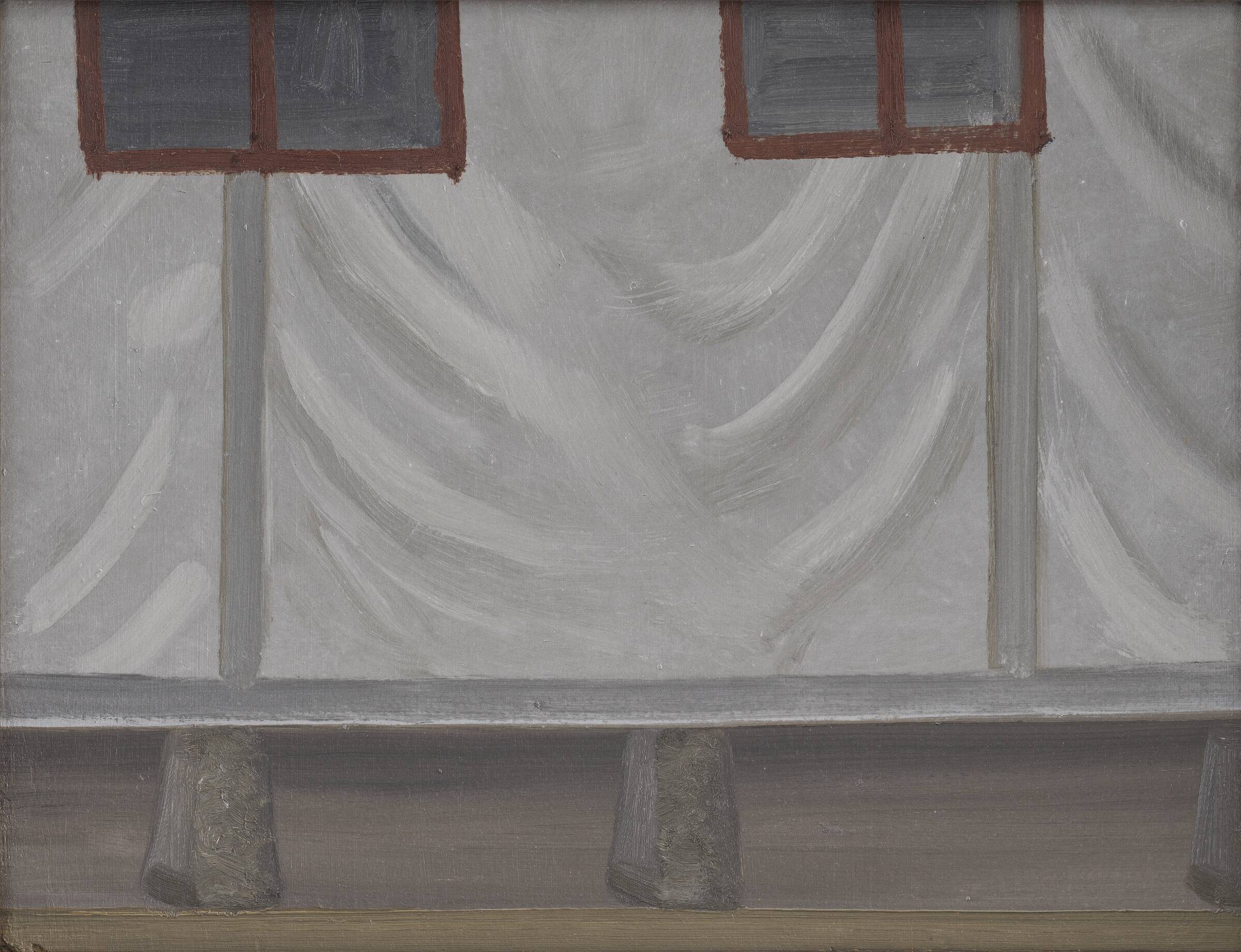 Aluminiumsmalet tjærepapskur, Peter Alsing Nielsen, 1922-1979