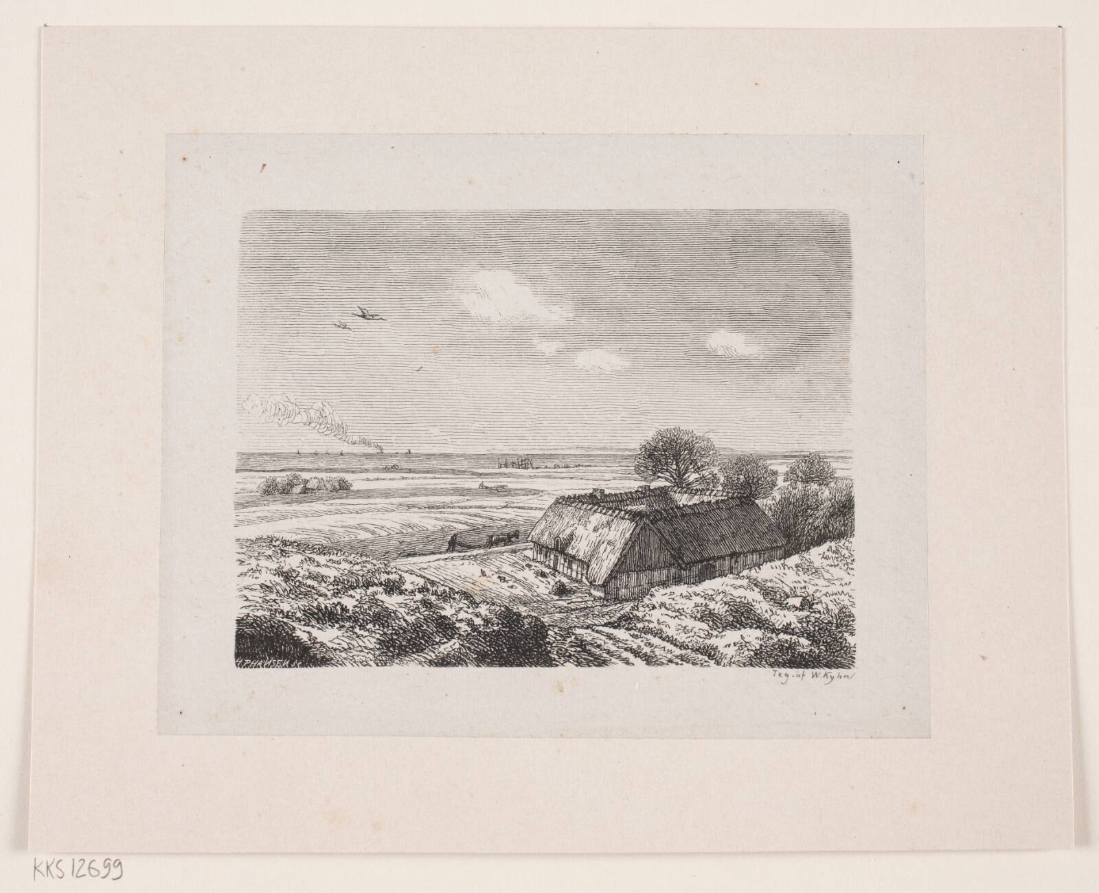 Landskab, H.P. Hansen, 1843-1898