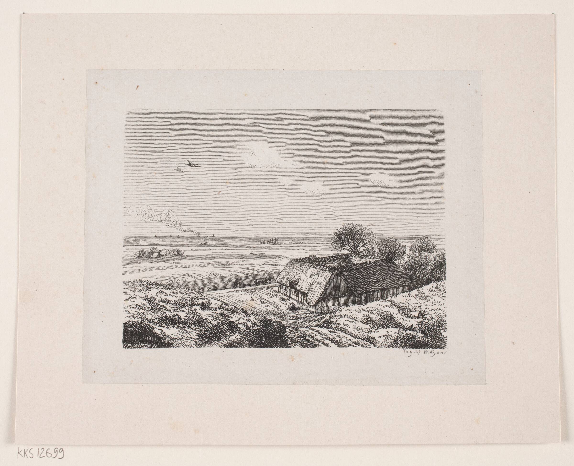 Landskab, H.P. Hansen, 1843-1898
