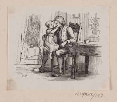 Illustration til "Ib og lille Christine" i H.C. Andersen, "Eventyr og Historier", Bind 2